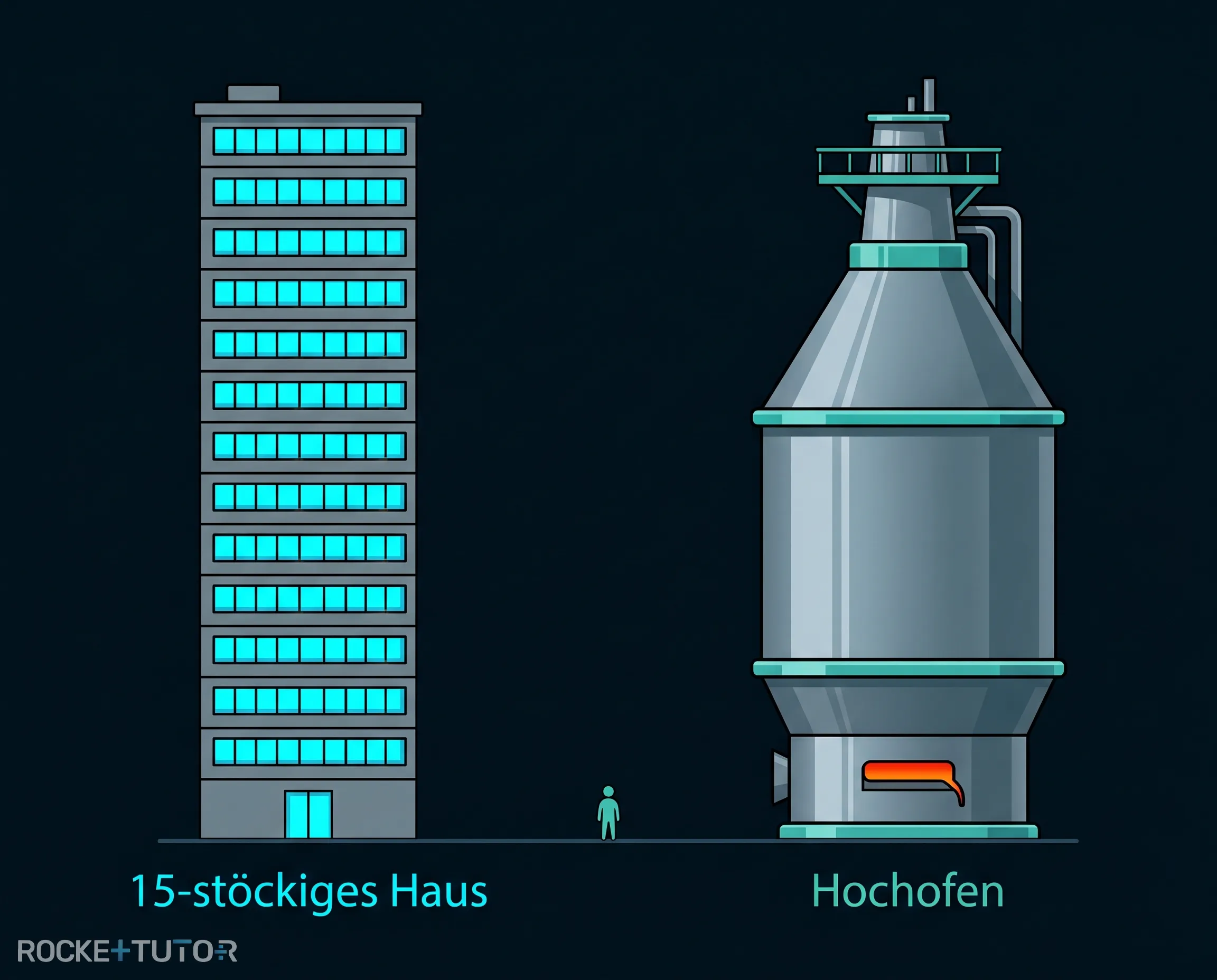 Hochofen von außen
