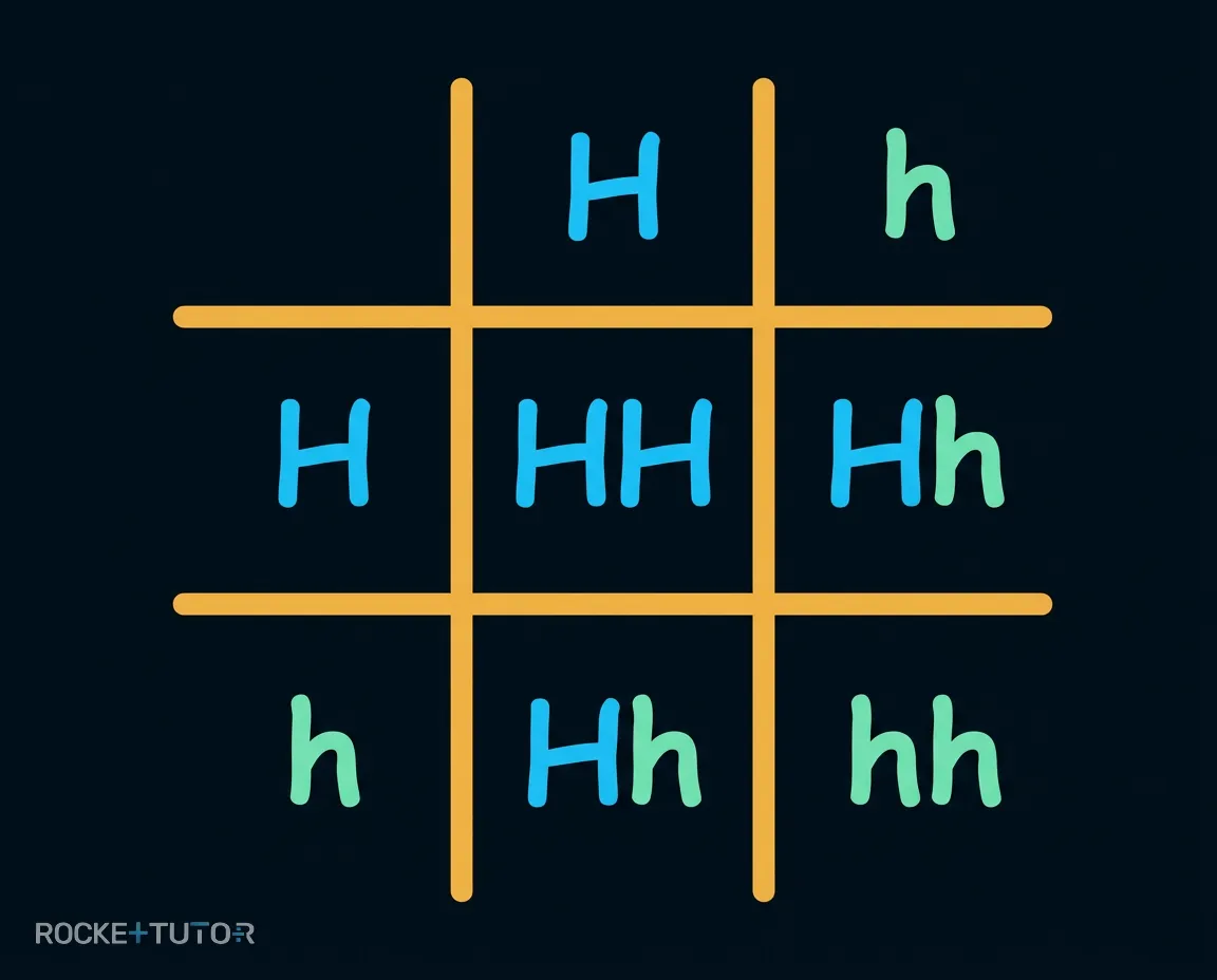 Kreuzungsschema für Haarform