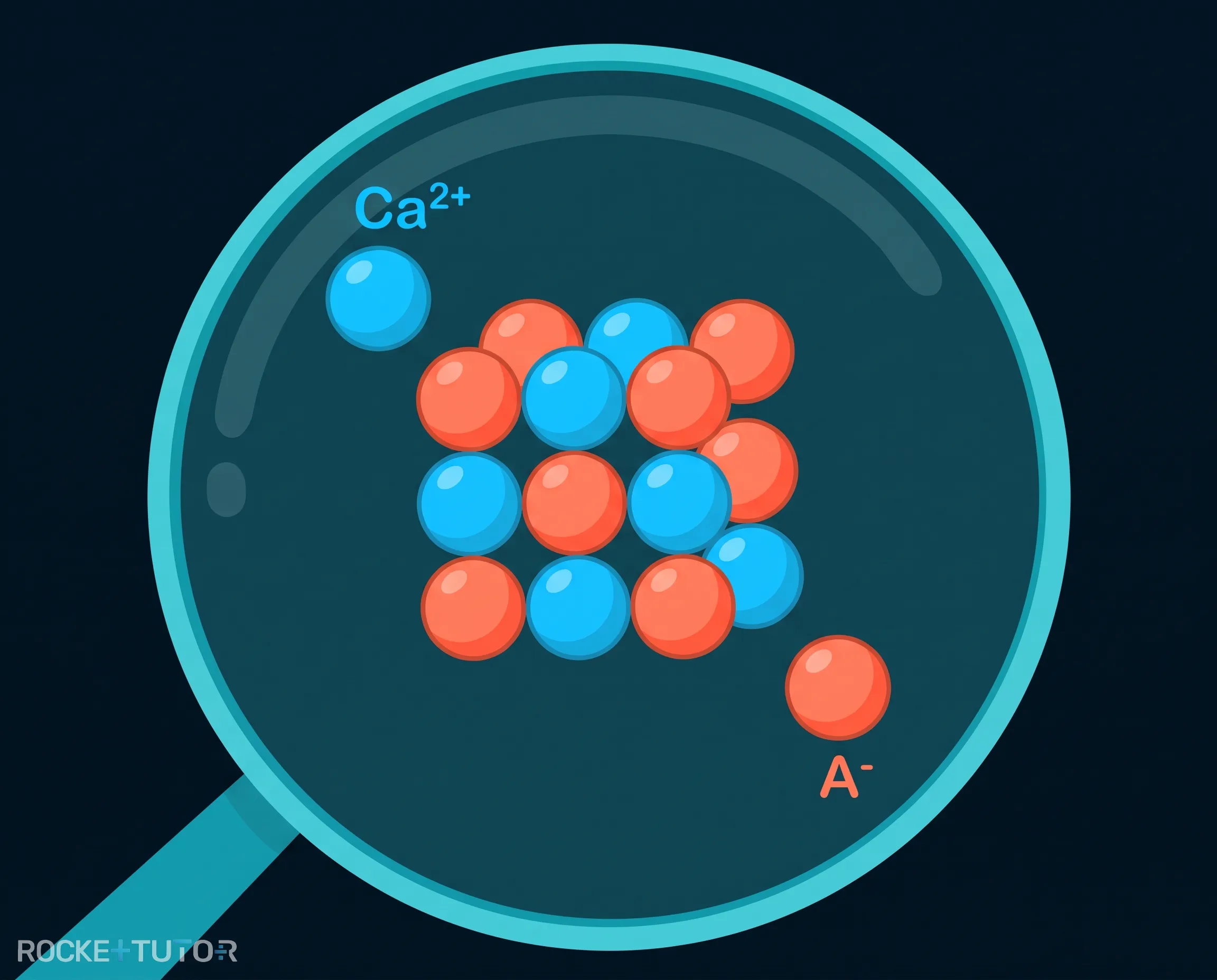 Calciumionen und Carbonsäuren reagieren