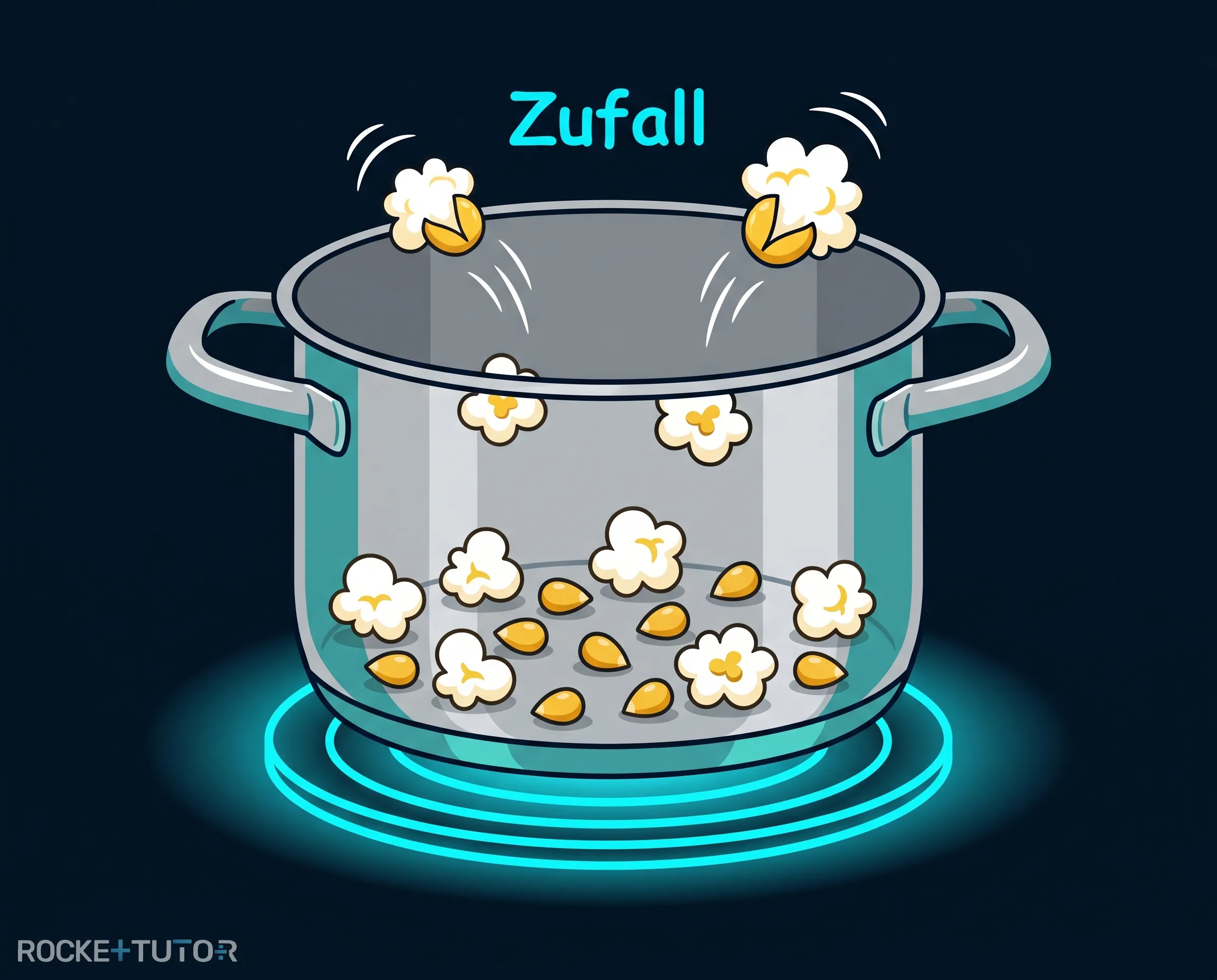 Popcorn im Topf Analogie