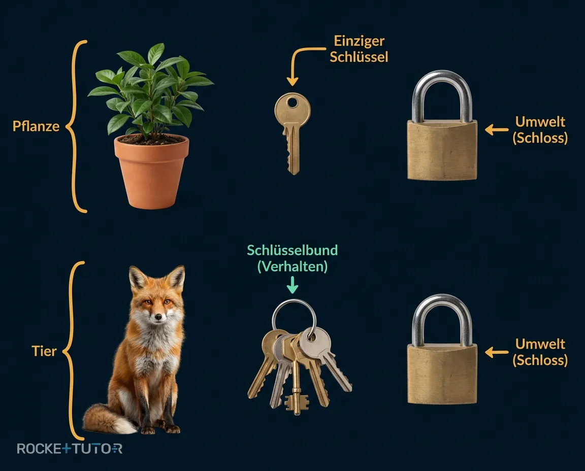 Schlüsselbund und Schloss