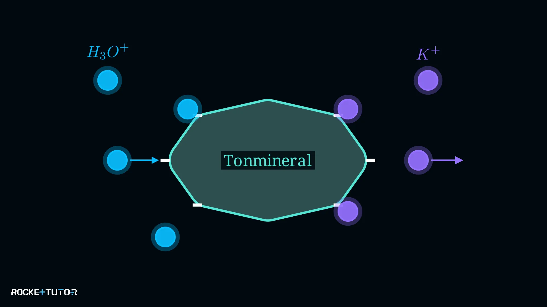 Ionenaustausch am Tonmineral im Boden