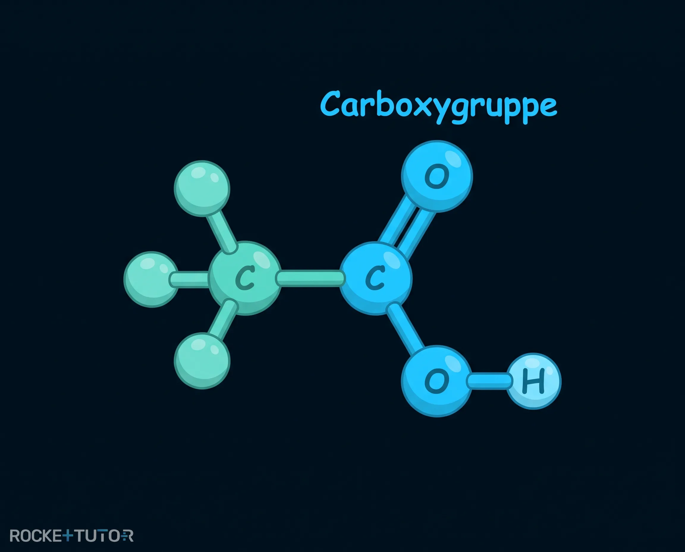Strukturformel der Carboxygruppe