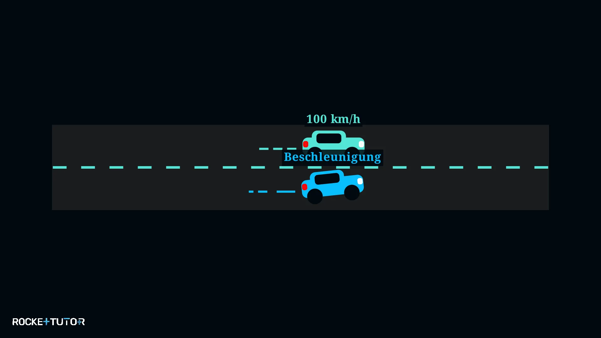 Auto an Ampel und auf Autobahn