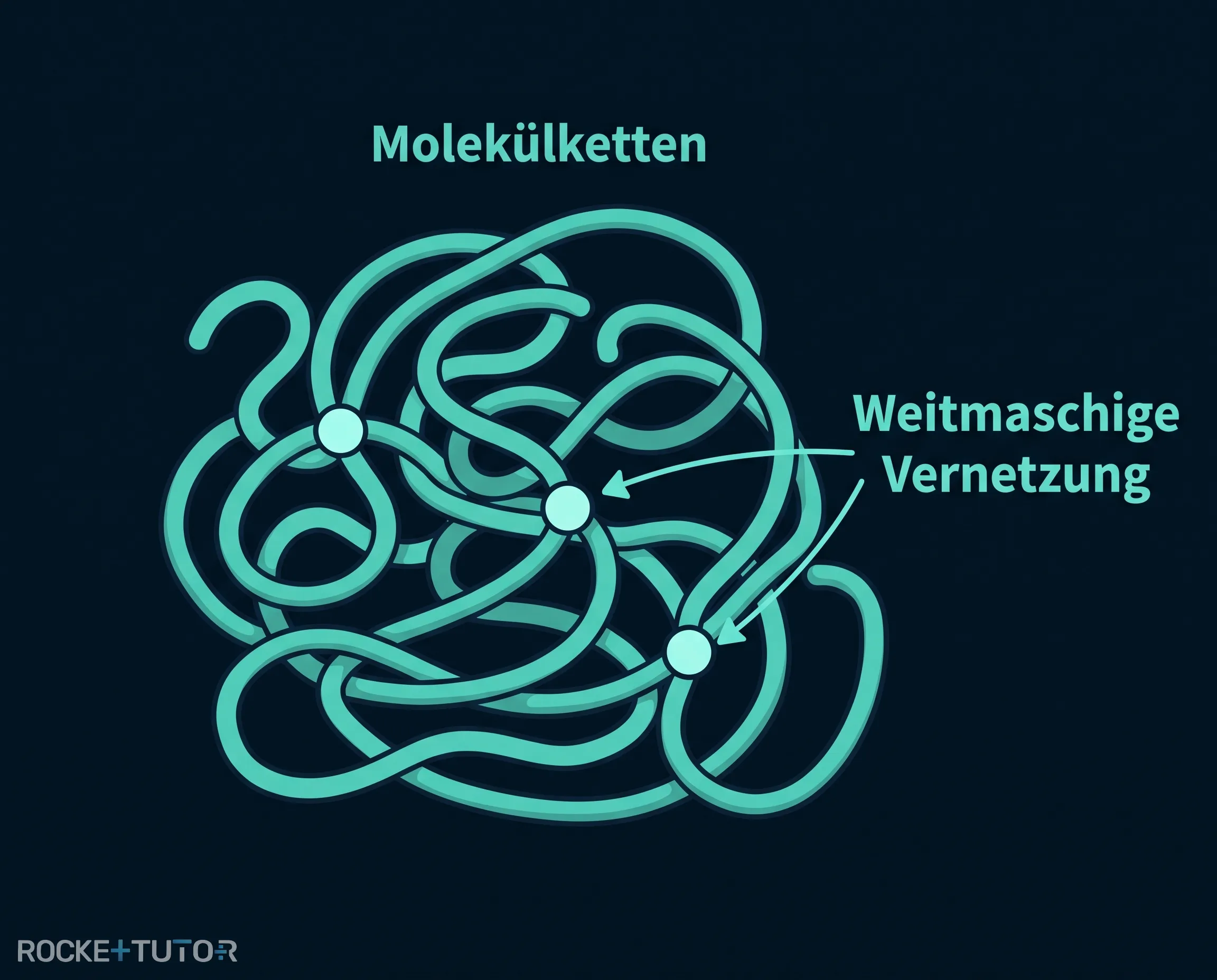 Strukturmodell von Elastomeren