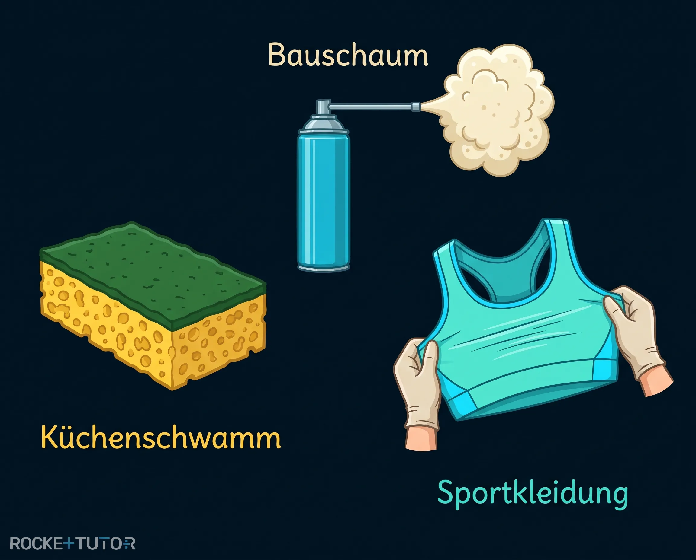 Alltagsgegenstände aus Polyurethan