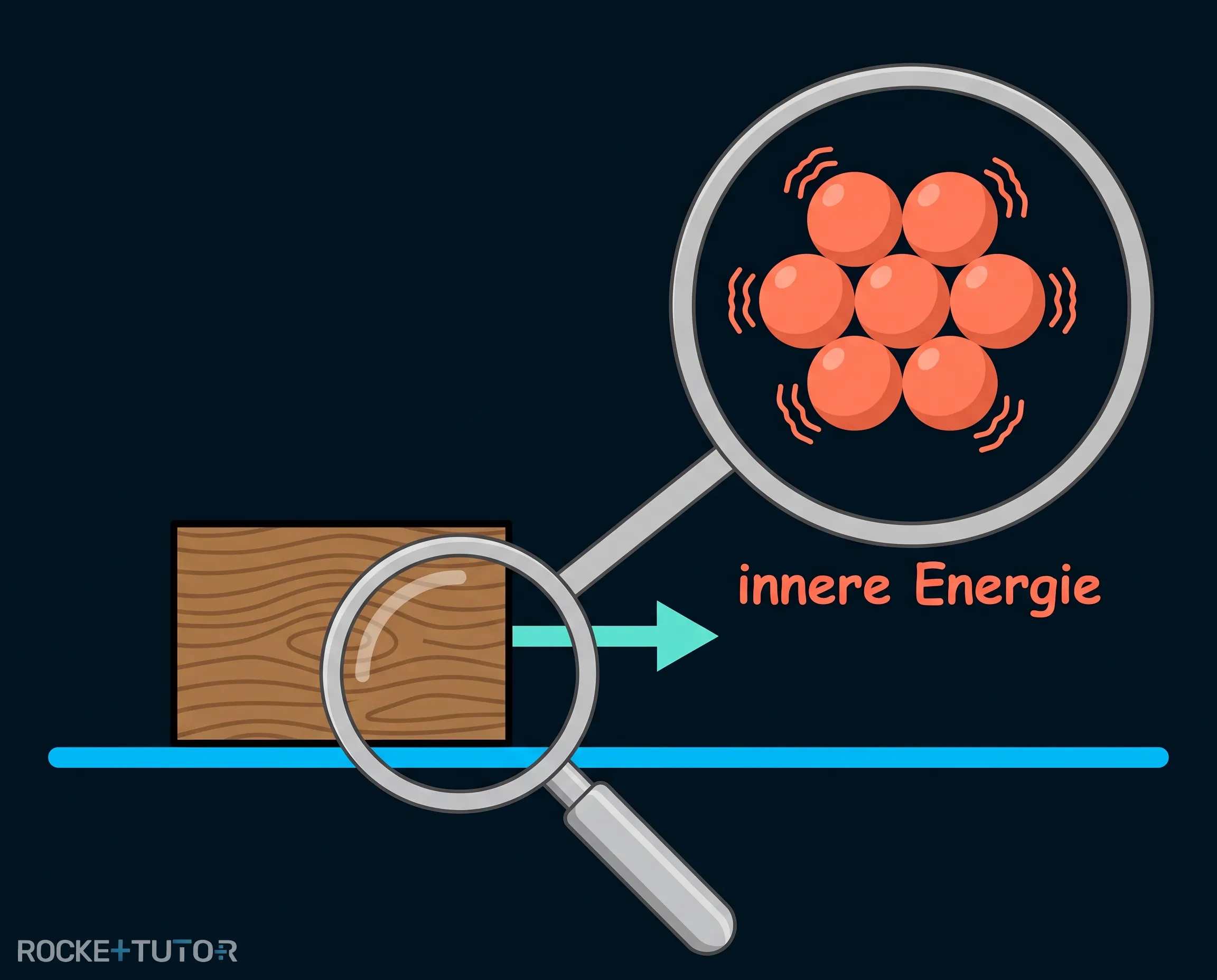 Reibung erzeugt innere Energie