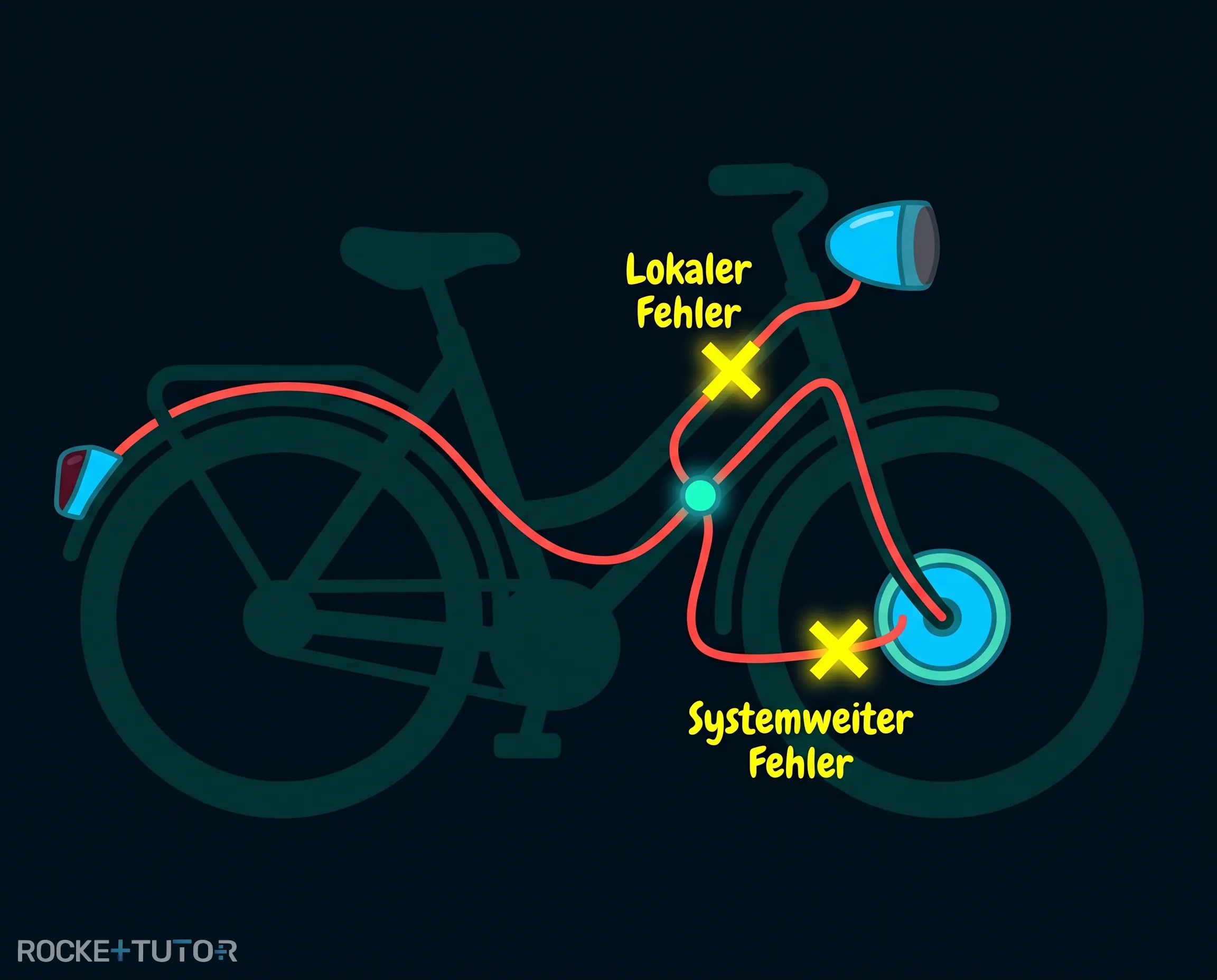 Schaltplan Fahrradbeleuchtung