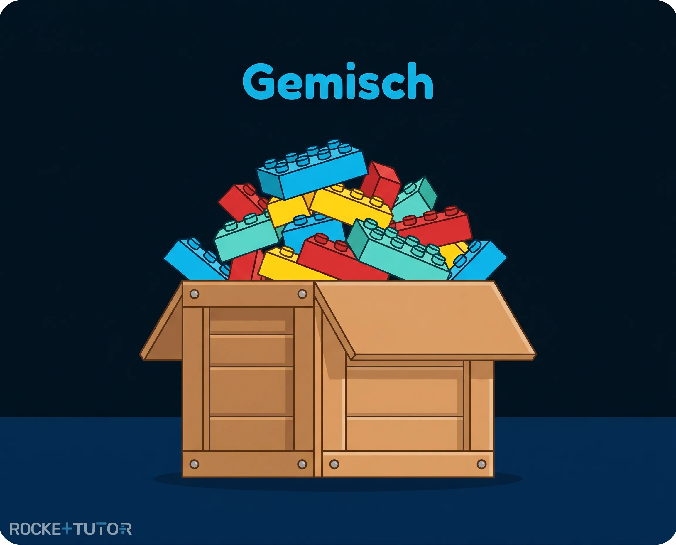 Legosteine sortieren als Analogie für Erdöl