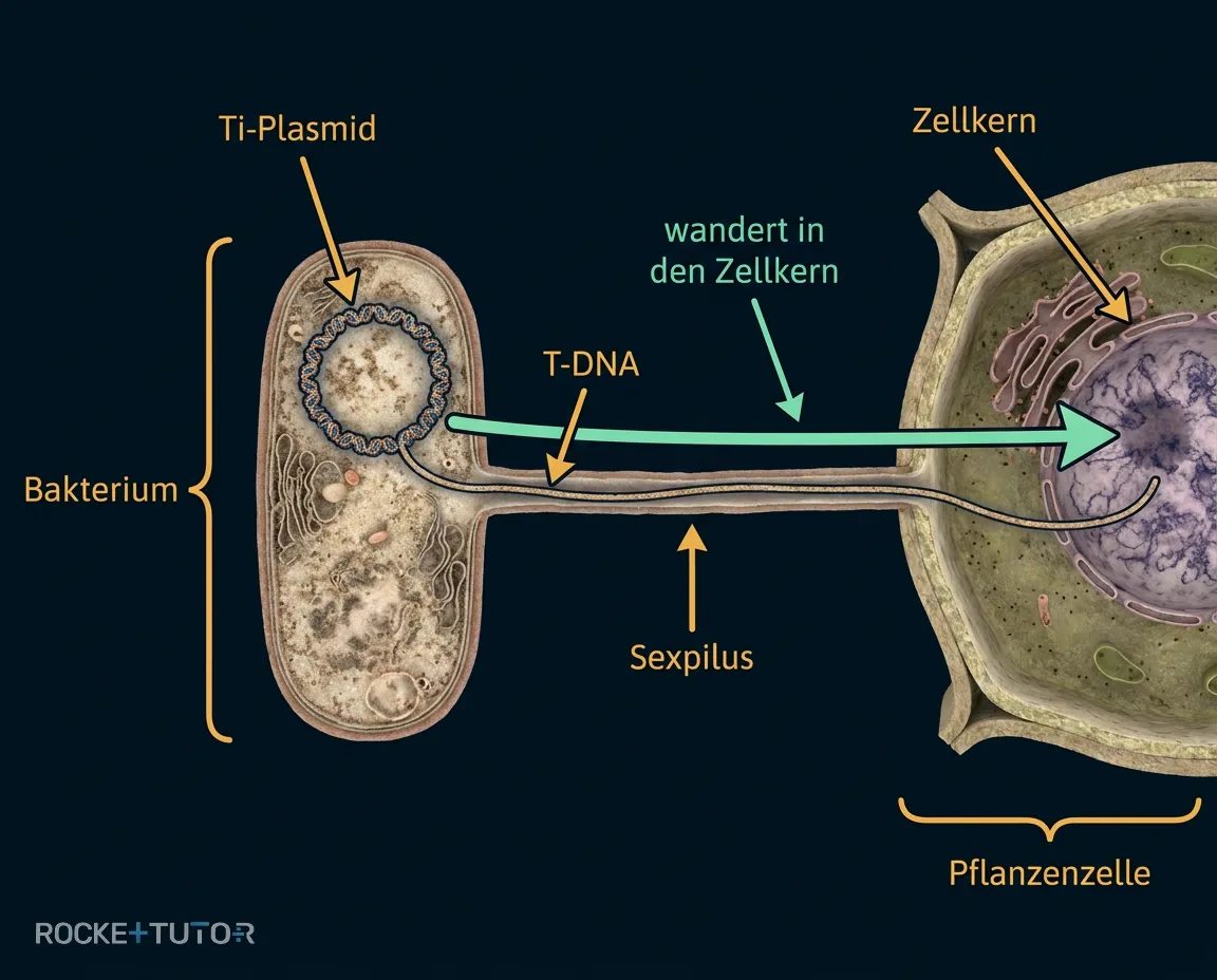 T-DNA Transfer in Pflanzenzelle