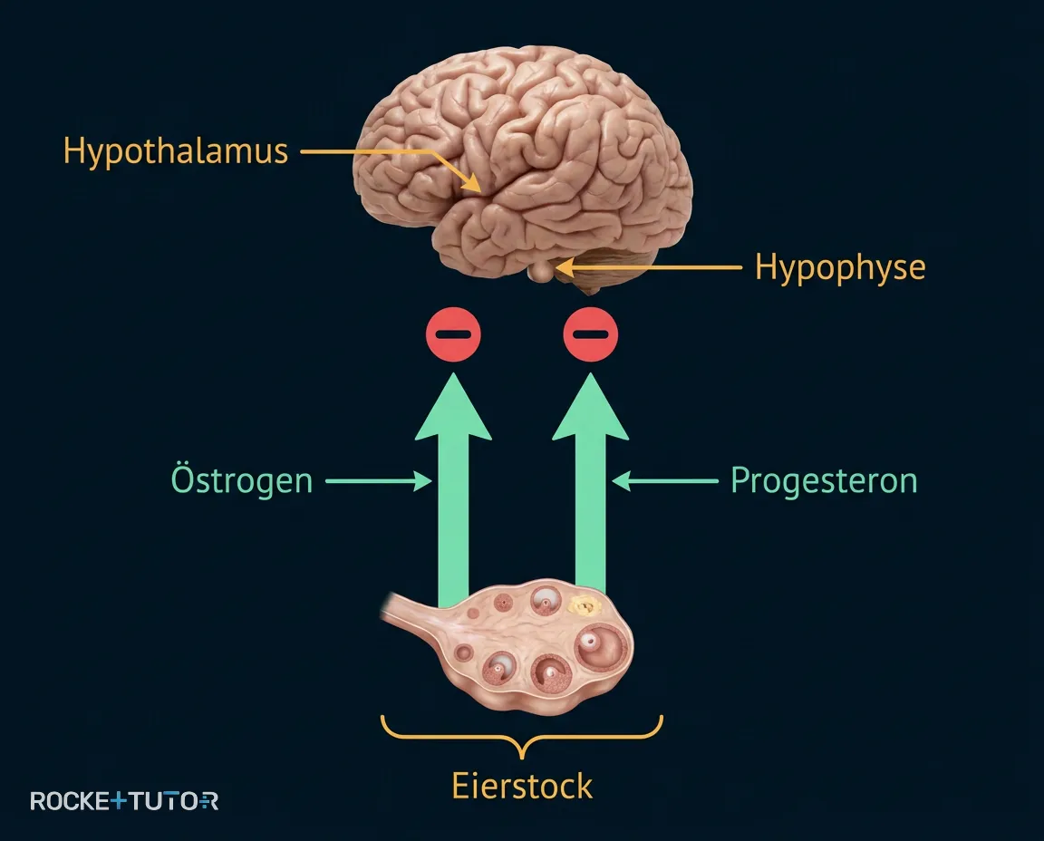 Negative Rückkopplung der Hormone