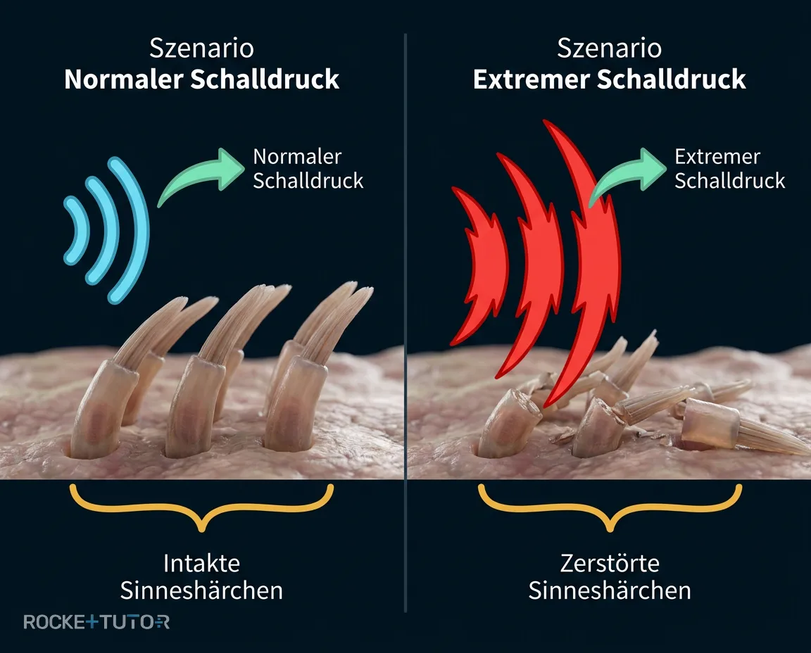Sinneshärchen im Innenohr