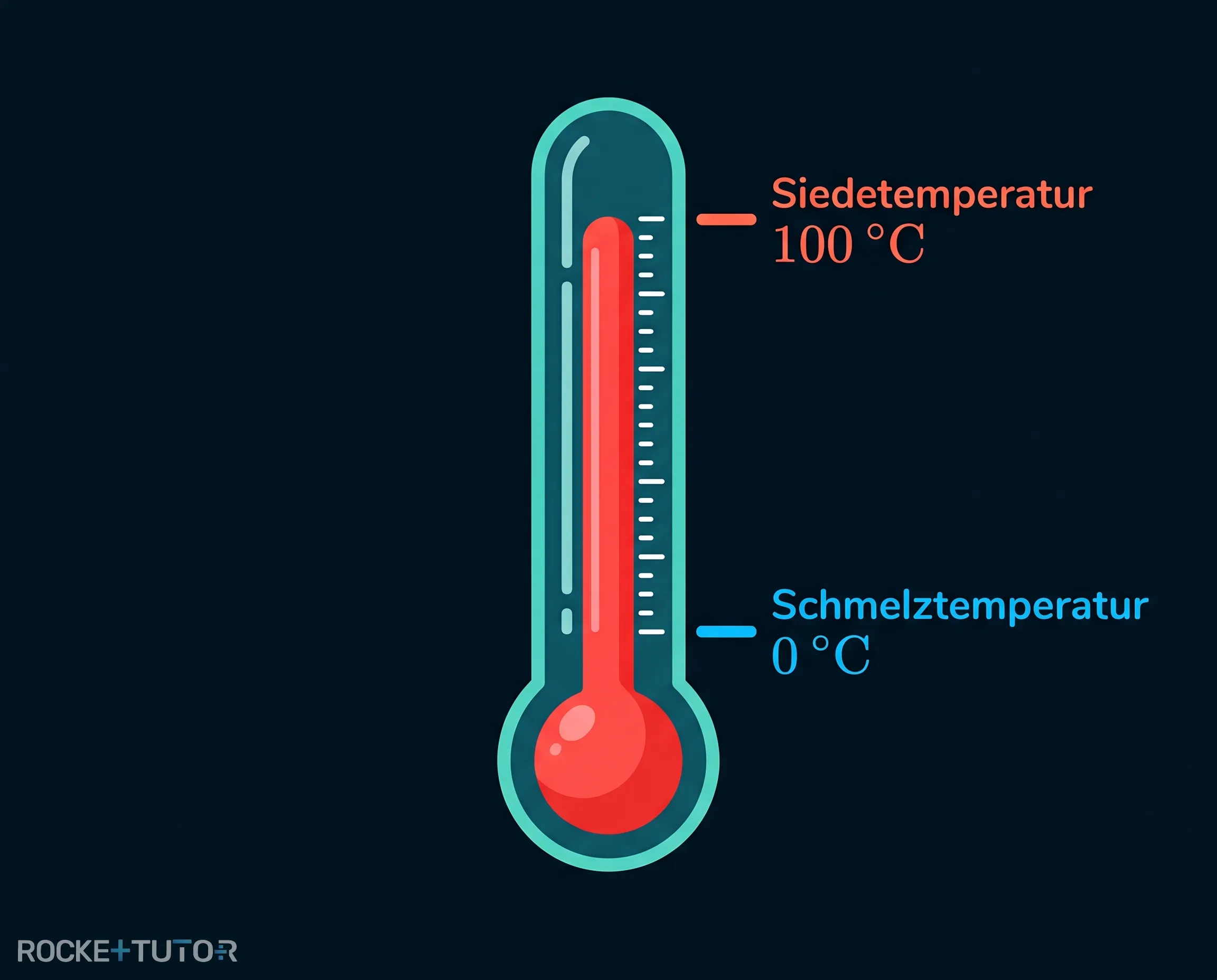 Thermometer für Schmelz- und Siedetemperatur