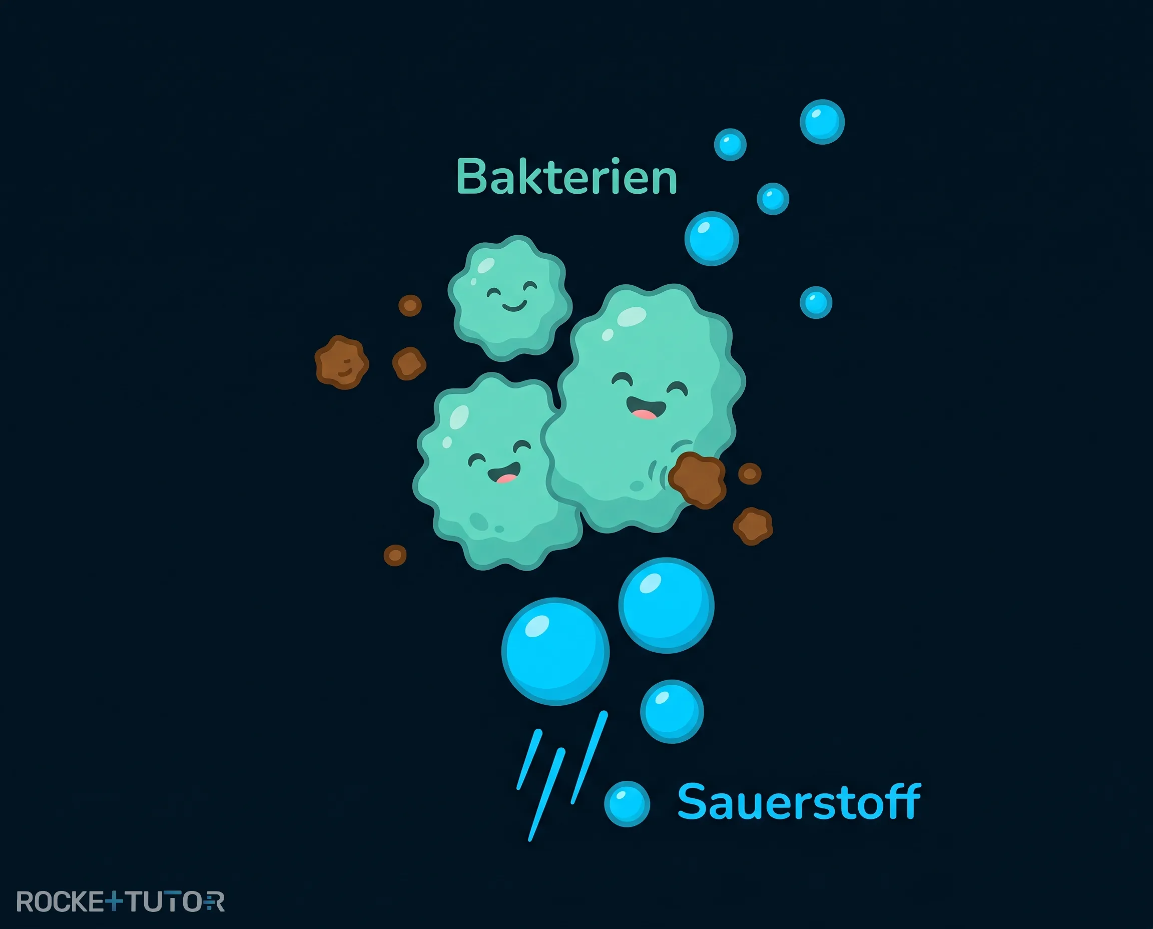 Biologische Reinigungsstufe mit Bakterien