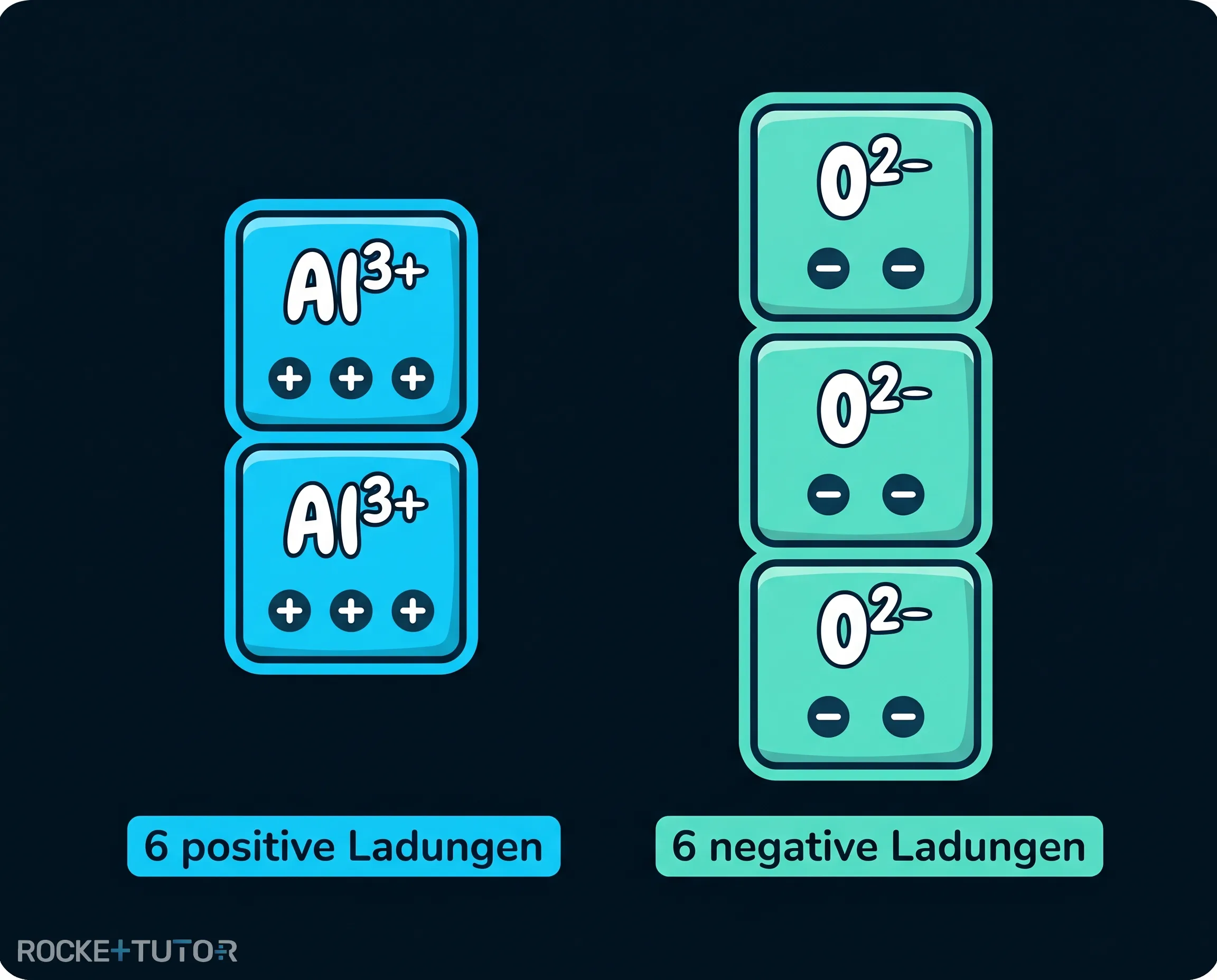Kartenmethode für Aluminium und Sauerstoff