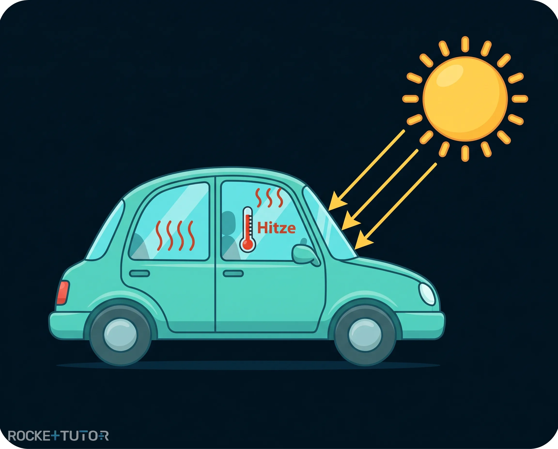 Auto in der Sonne