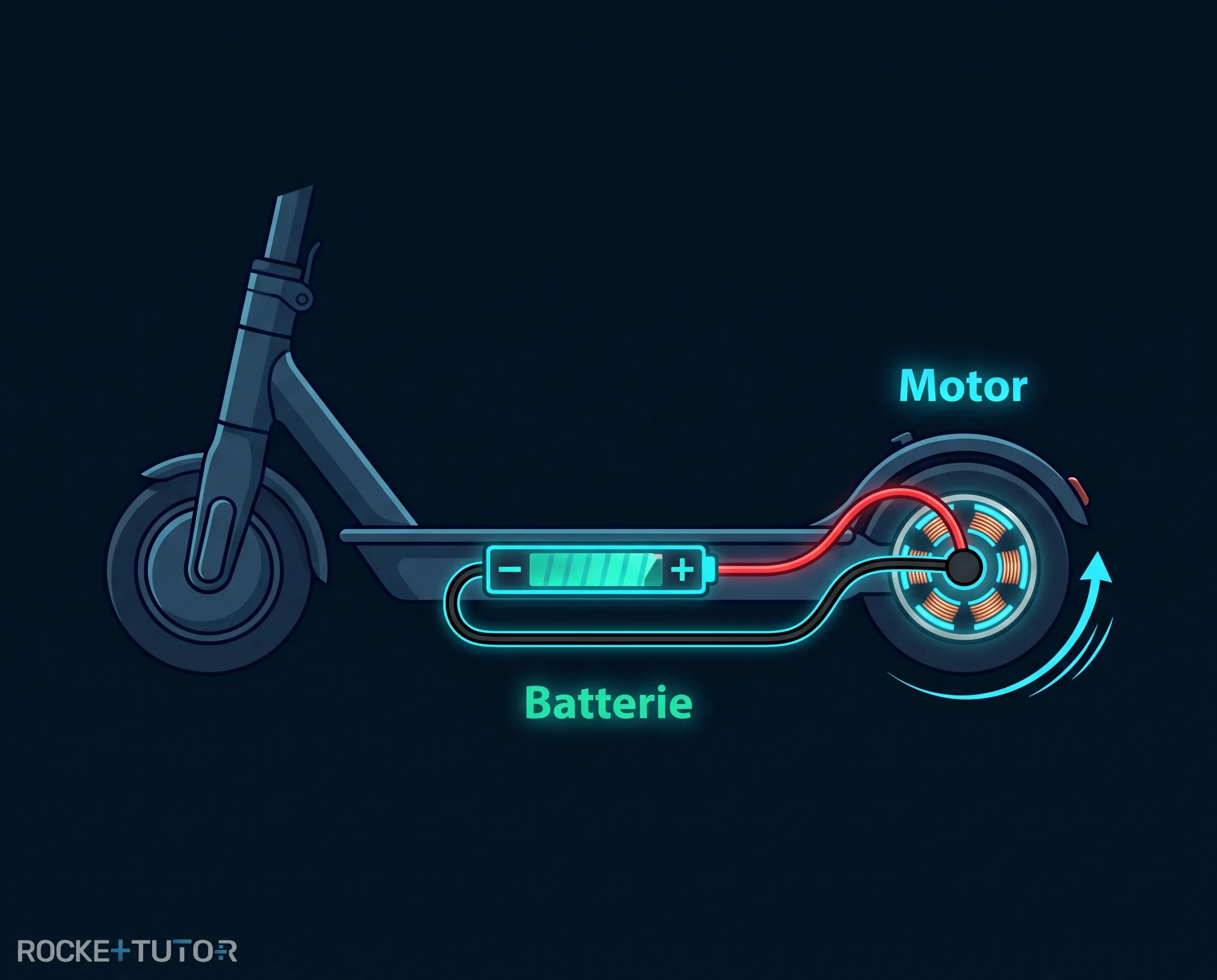 Elektromotor in einem E-Scooter