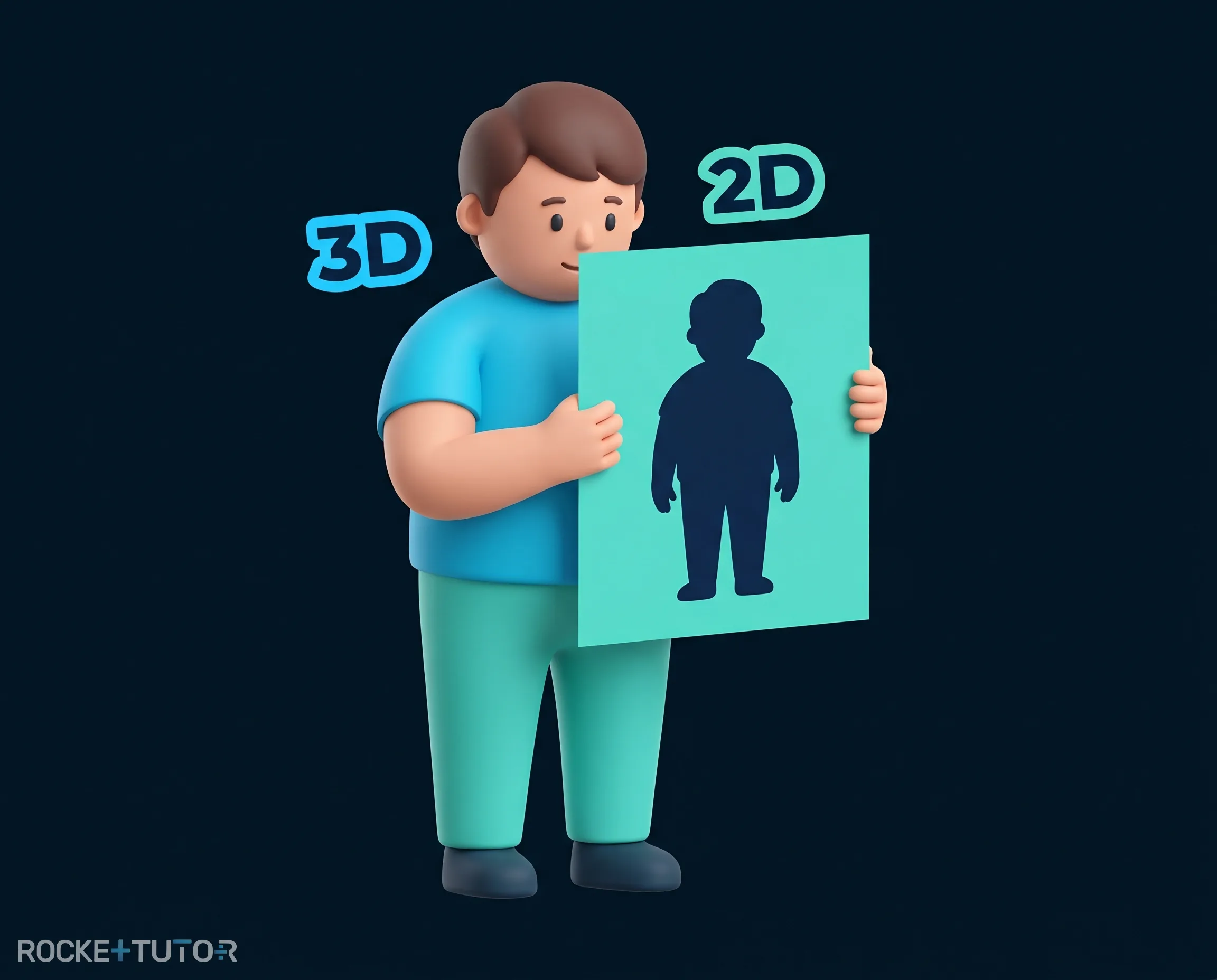 3D und 2D Darstellung von Molekülen