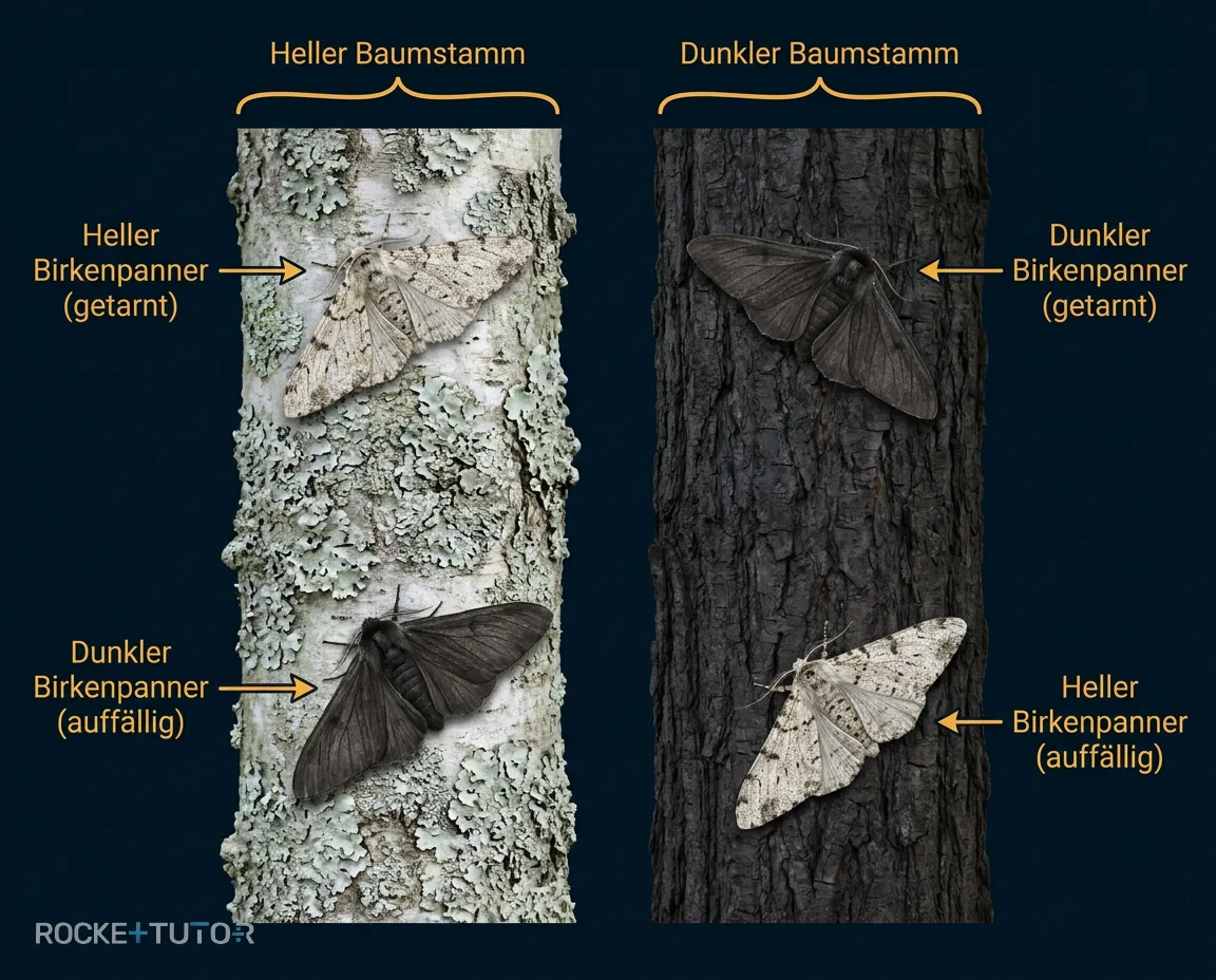 Vogel frisst auffälligen Schmetterling