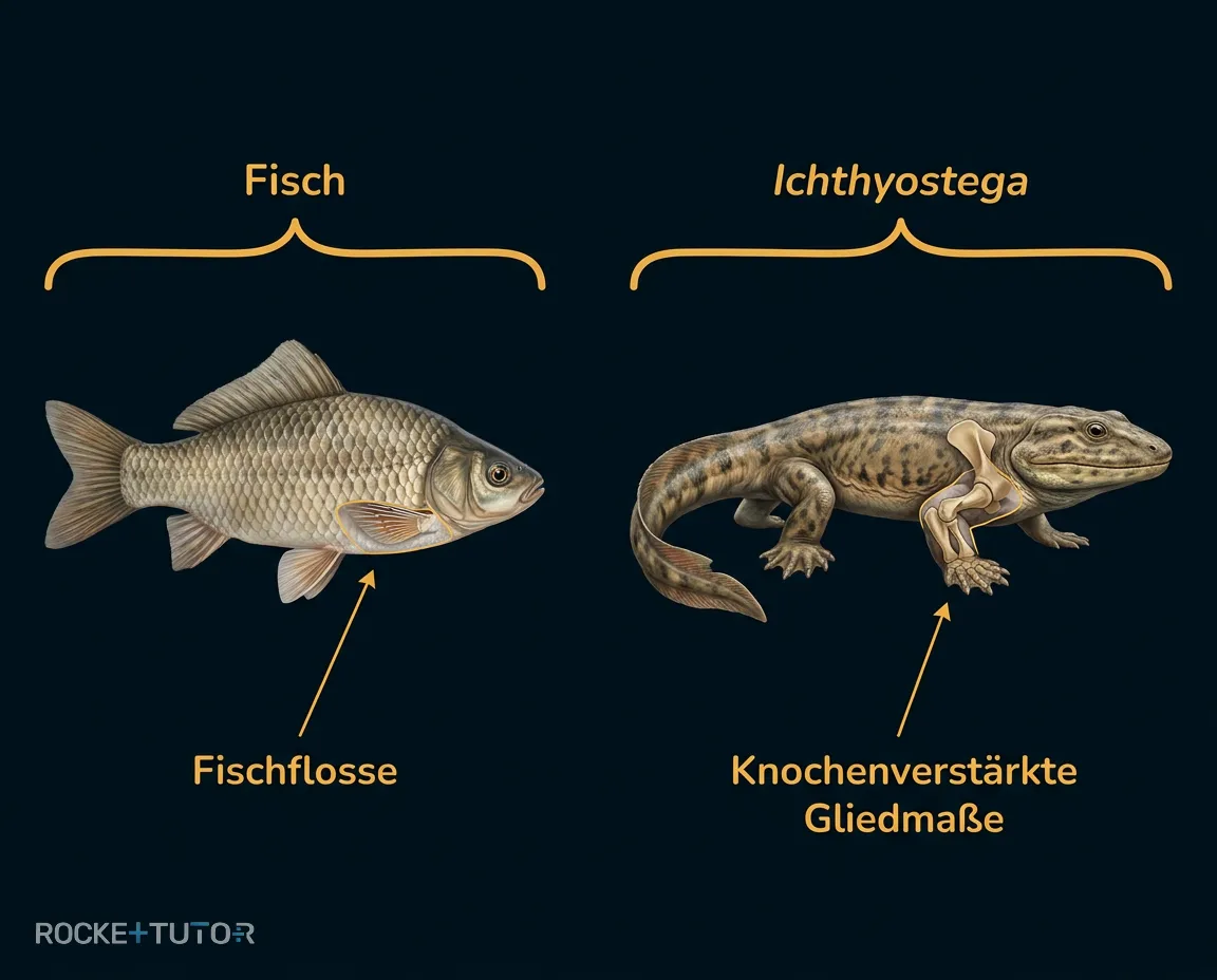 Evolution vom Fisch zum Landtier