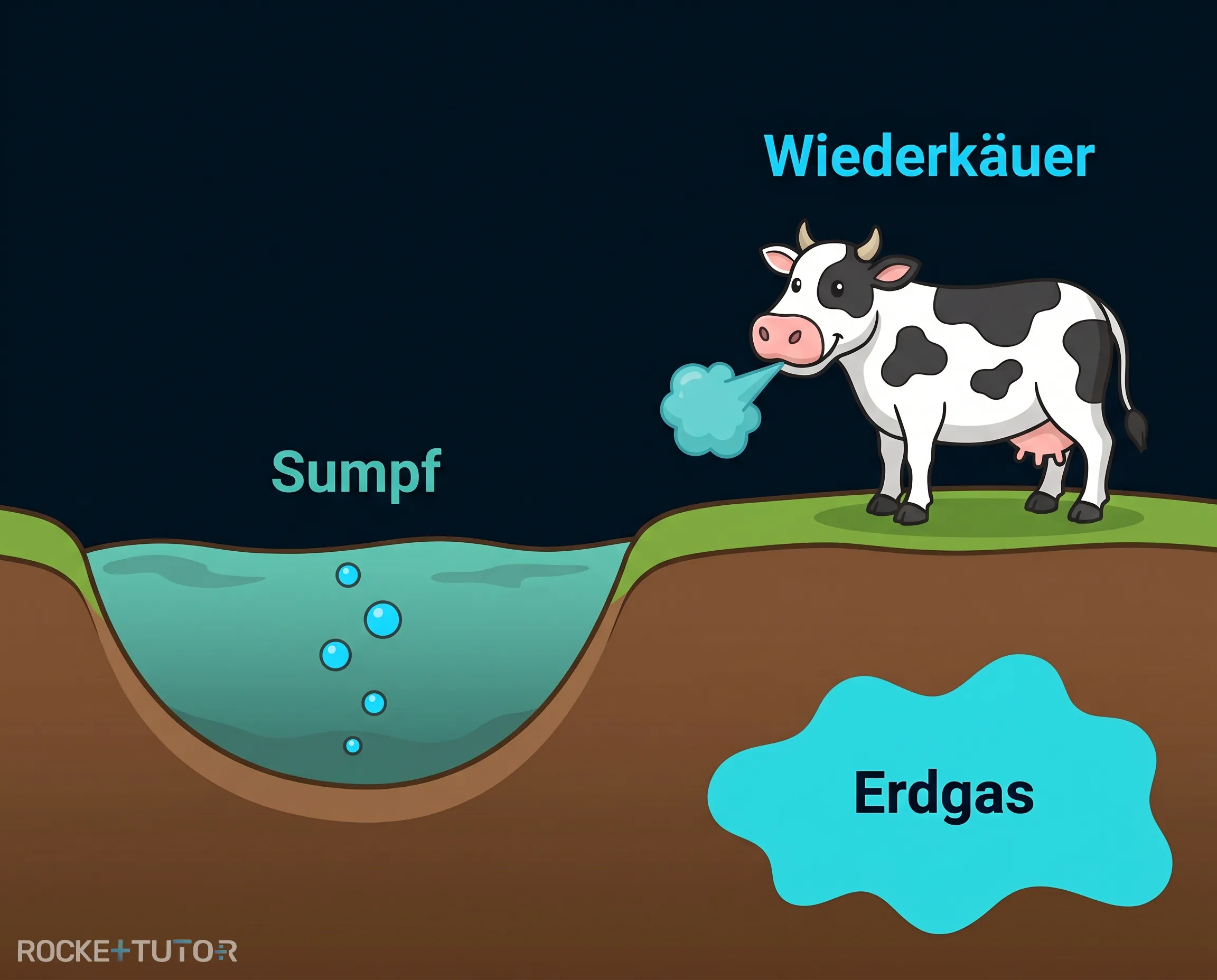 Reisfeld unter Wasser