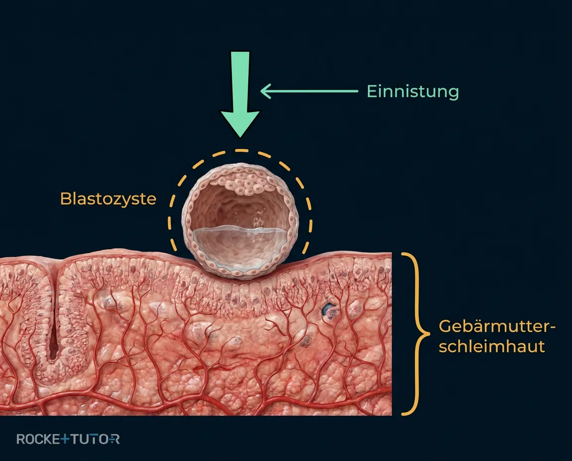 Einnistung der Blastozyste in der Gebärmutter