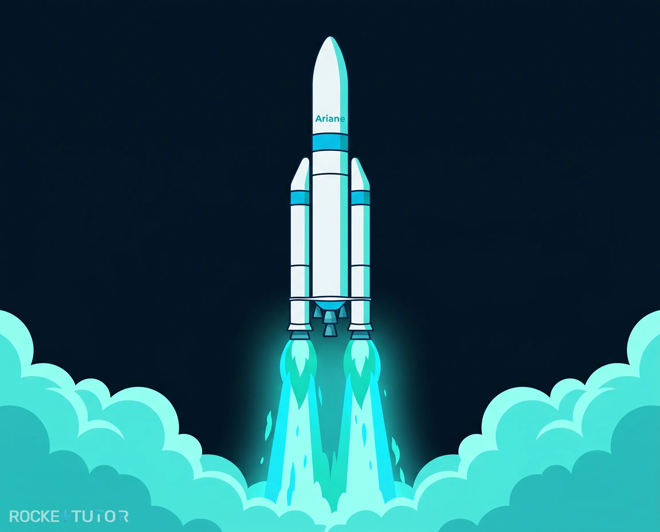 Rakete beim Start