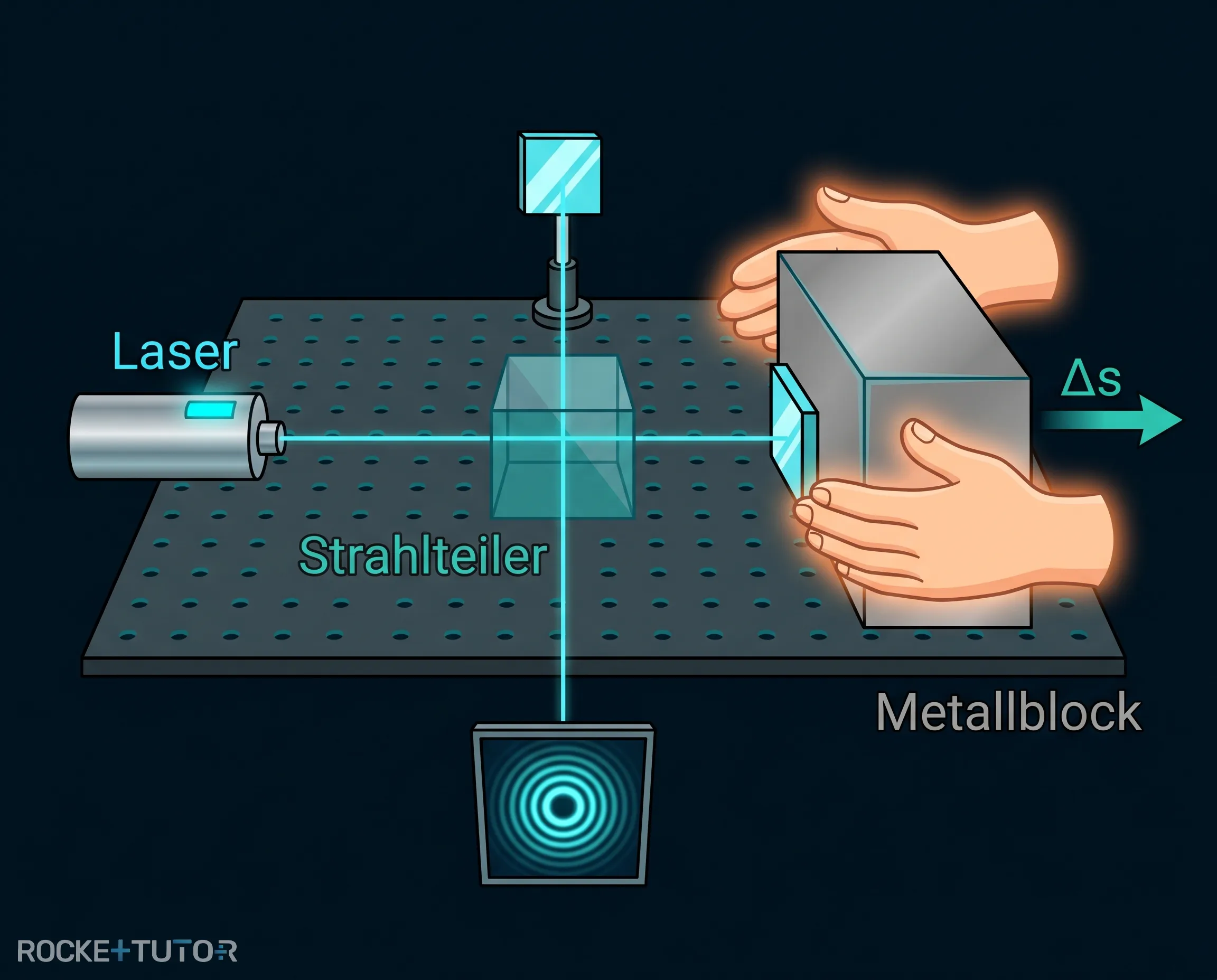 Interferometer als präzises Messgerät