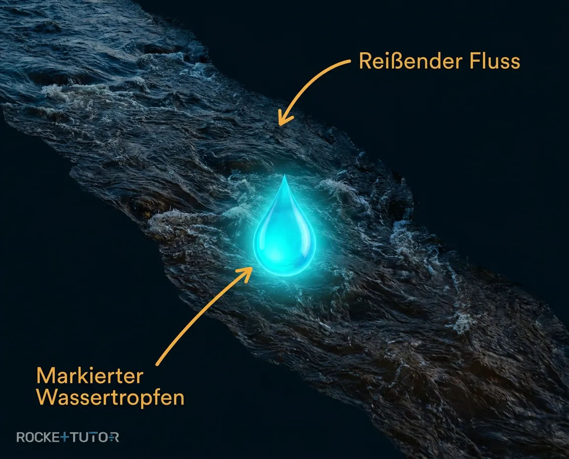 Pflanze mit leuchtendem CO2