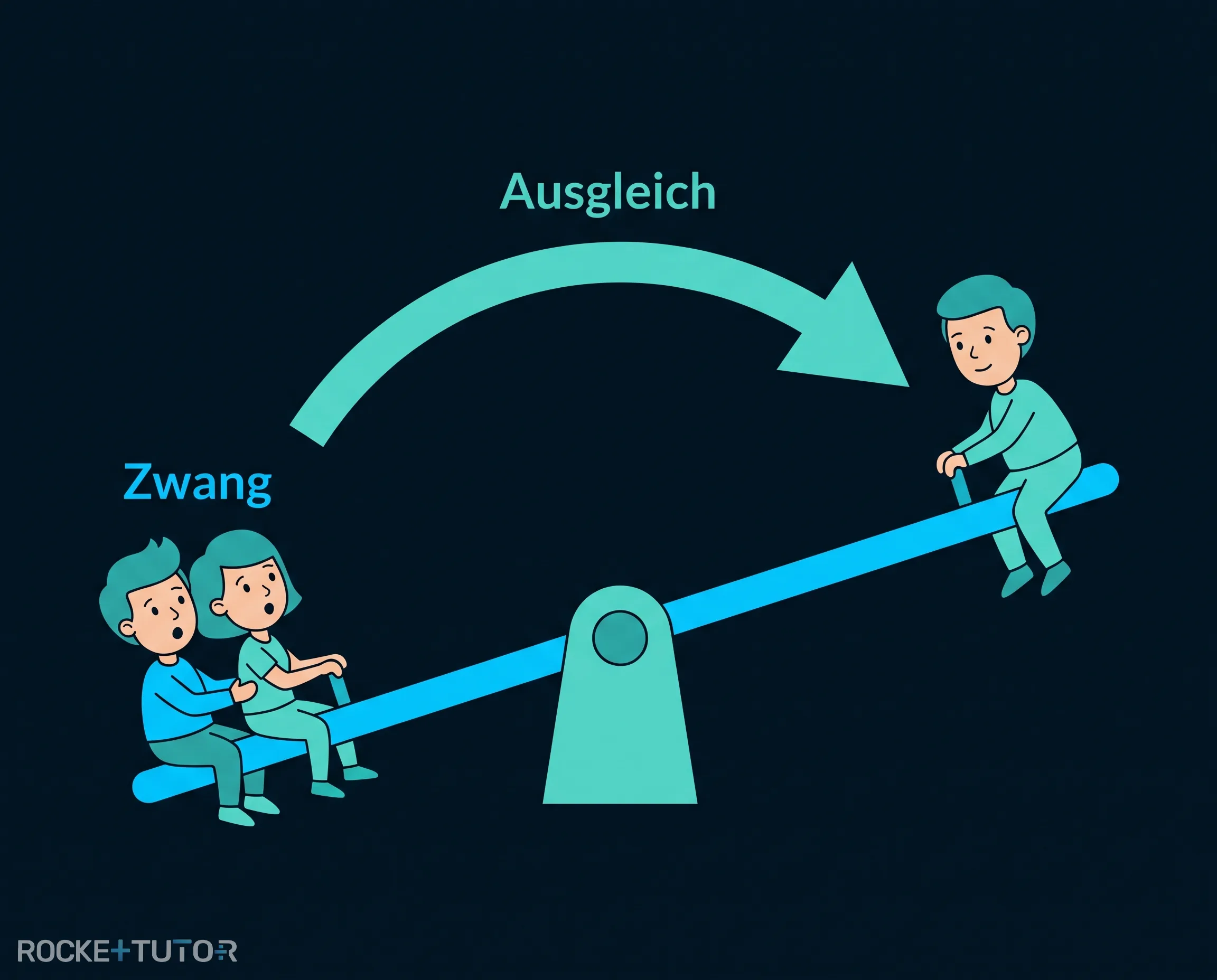 Wippe im perfekten Gleichgewicht