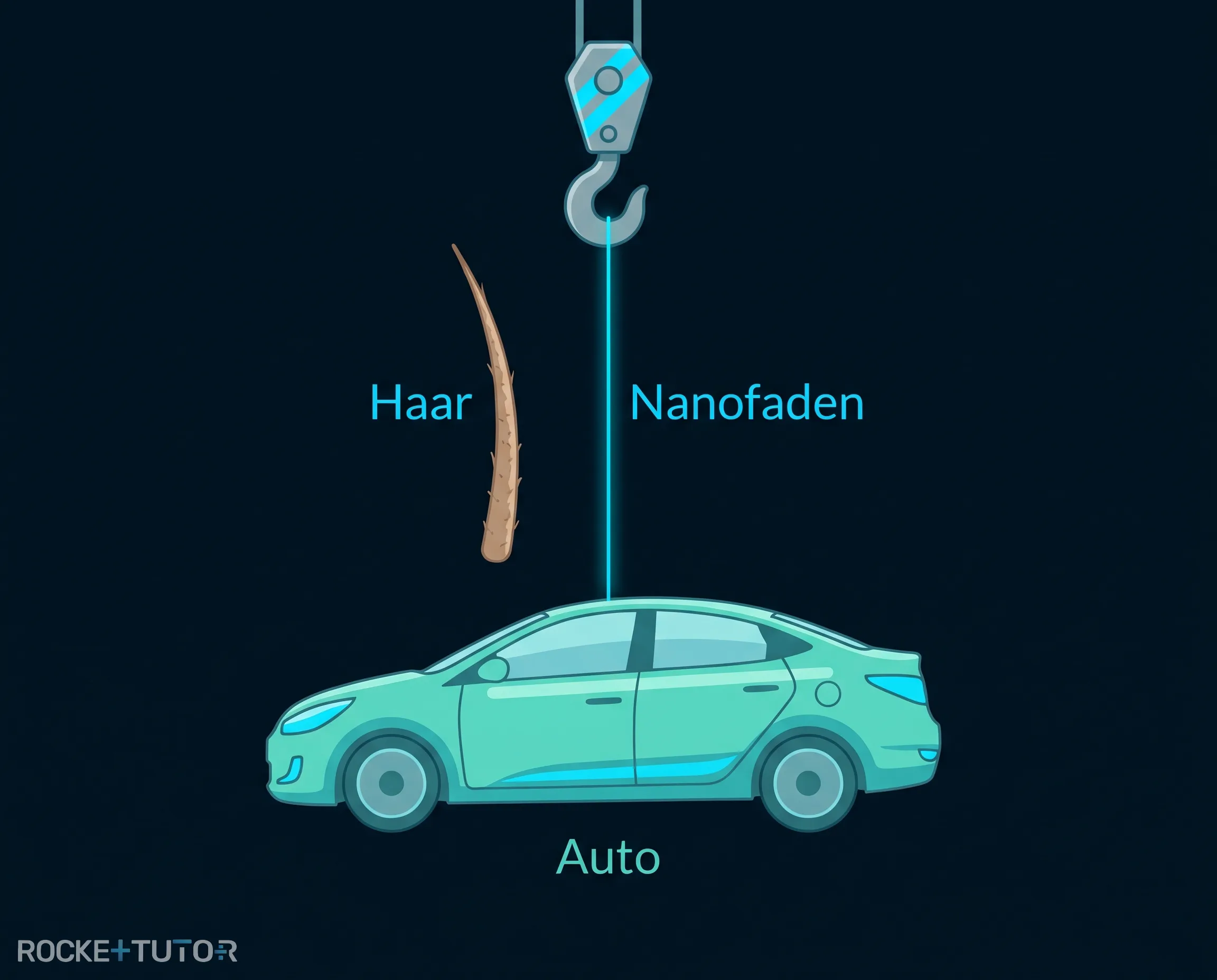 Modell von Kohlenstoff-Nanomaterialien