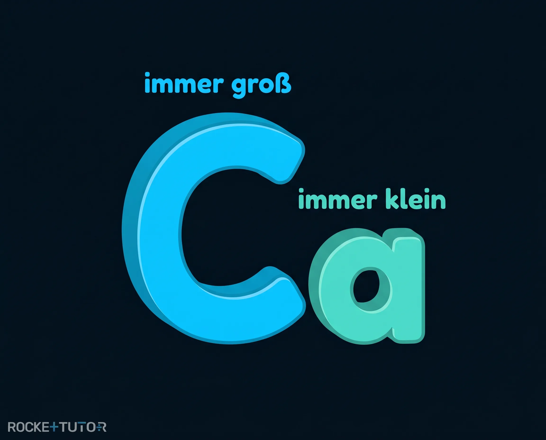 Schreibregel für Calcium