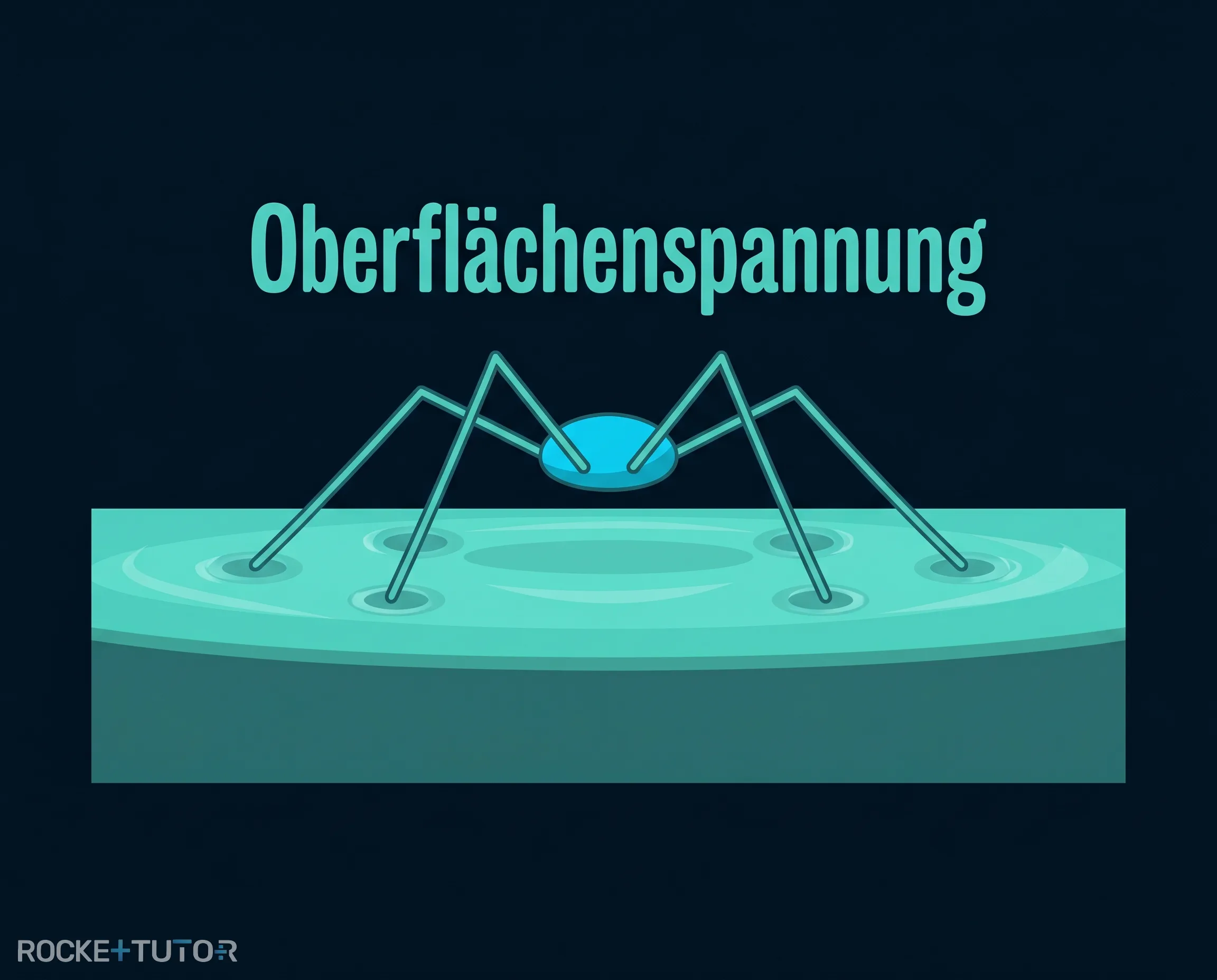 Insekt auf dem Wasser