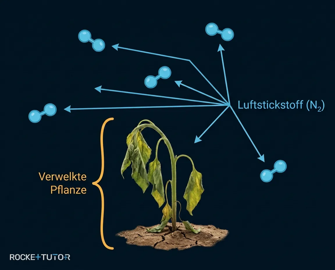 Pflanze auf Ozean Floß