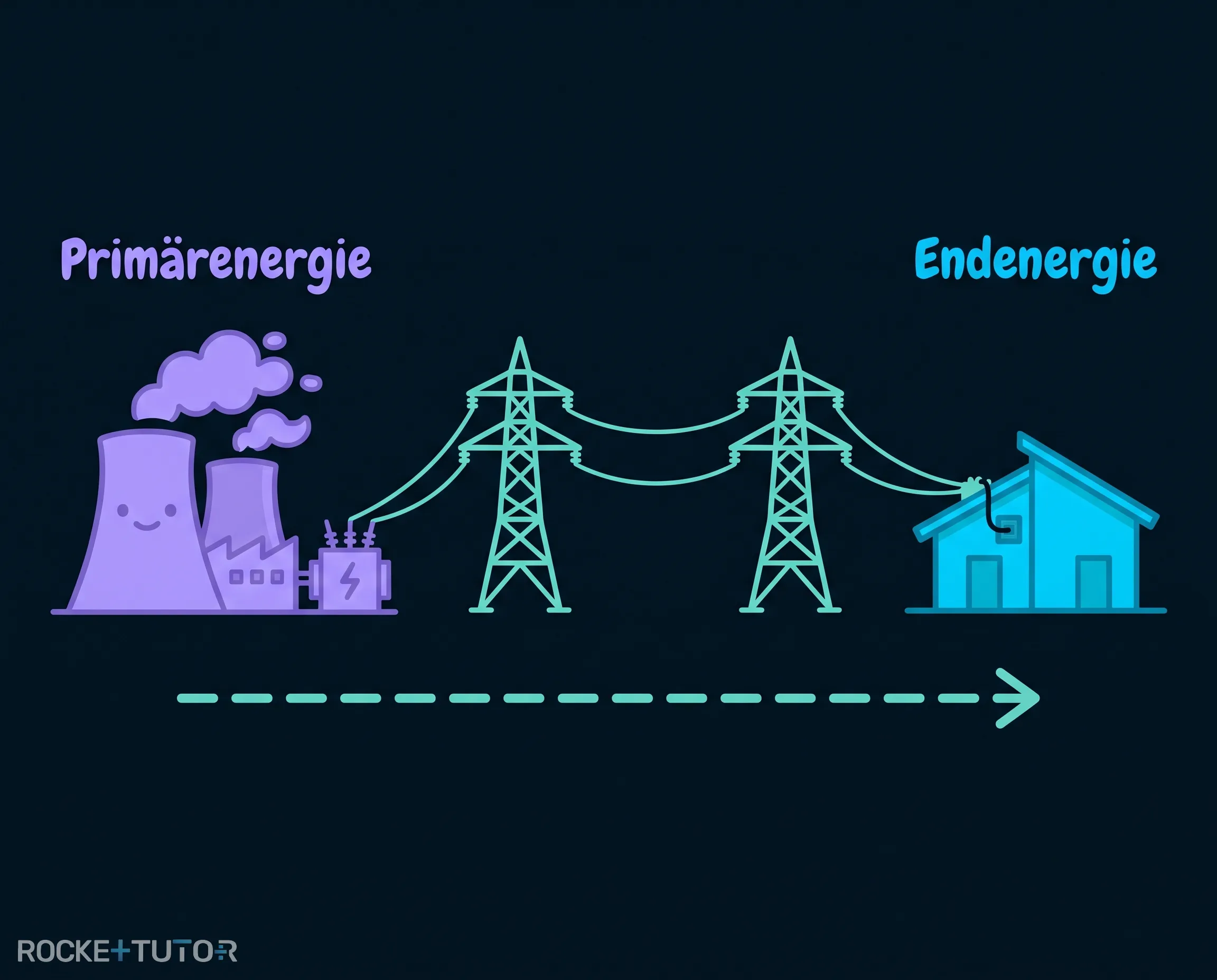Vergleich Primärenergie und Endenergie
