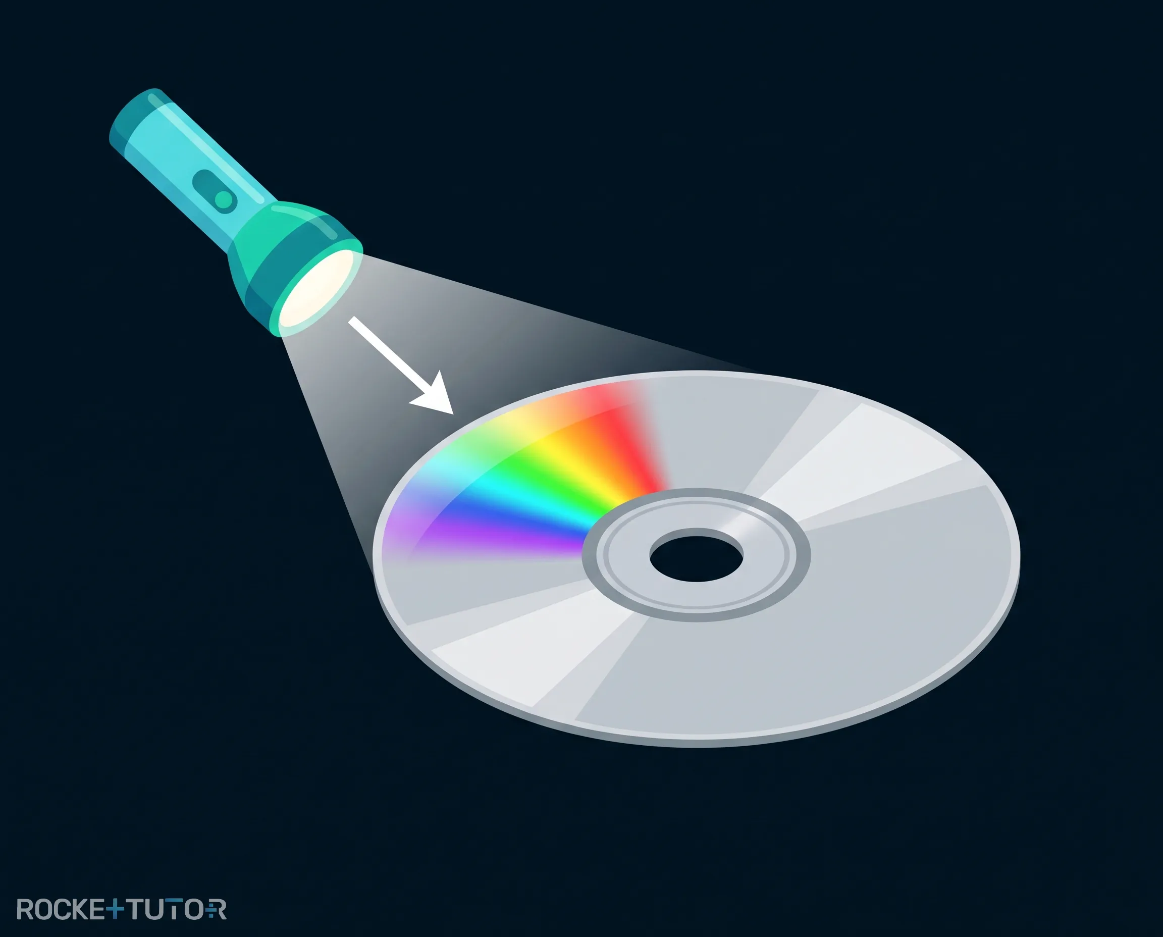 CD in Regenbogenfarben