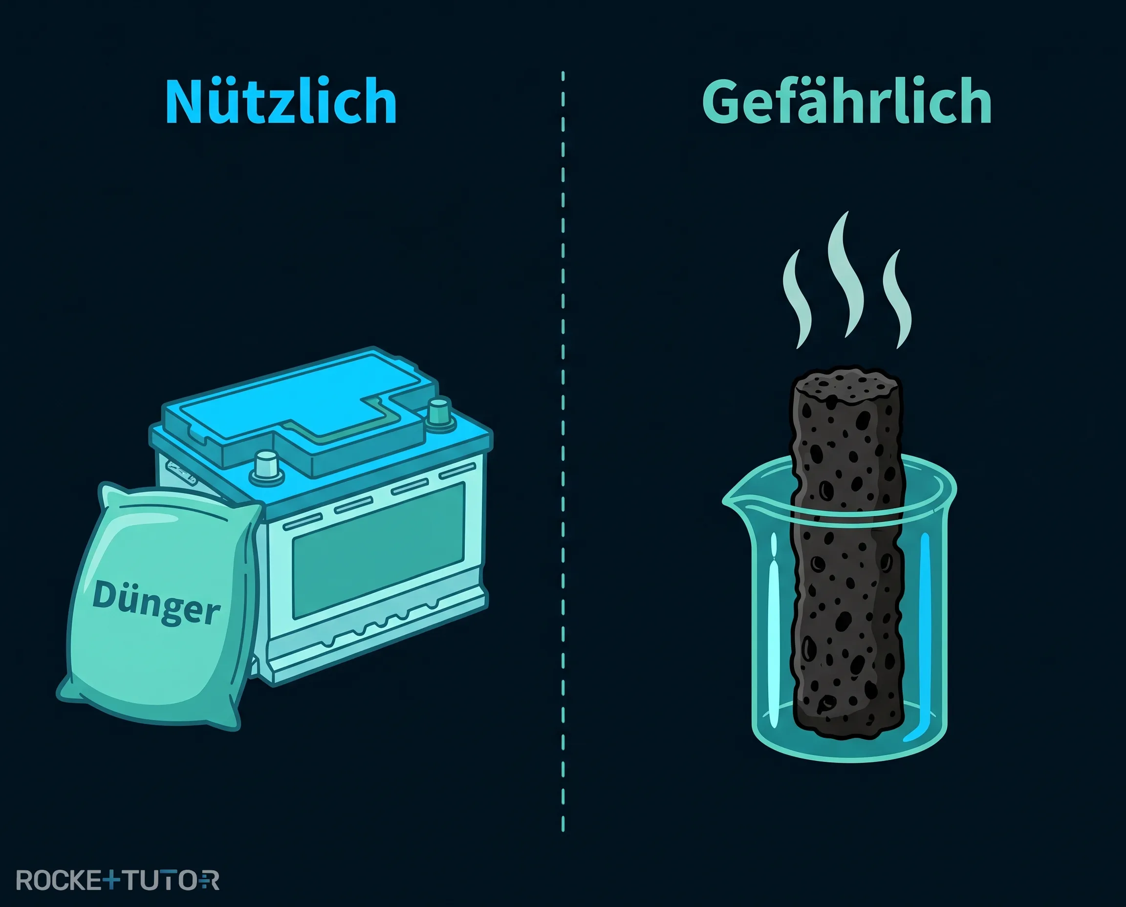 Konzentrierte Schwefelsäure Illustration