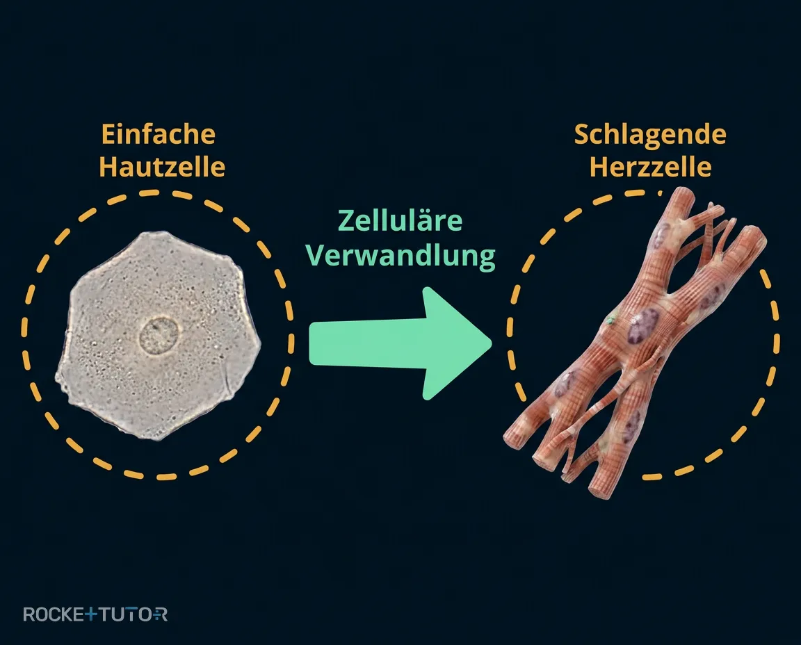 Zelle wird zur Herzzelle
