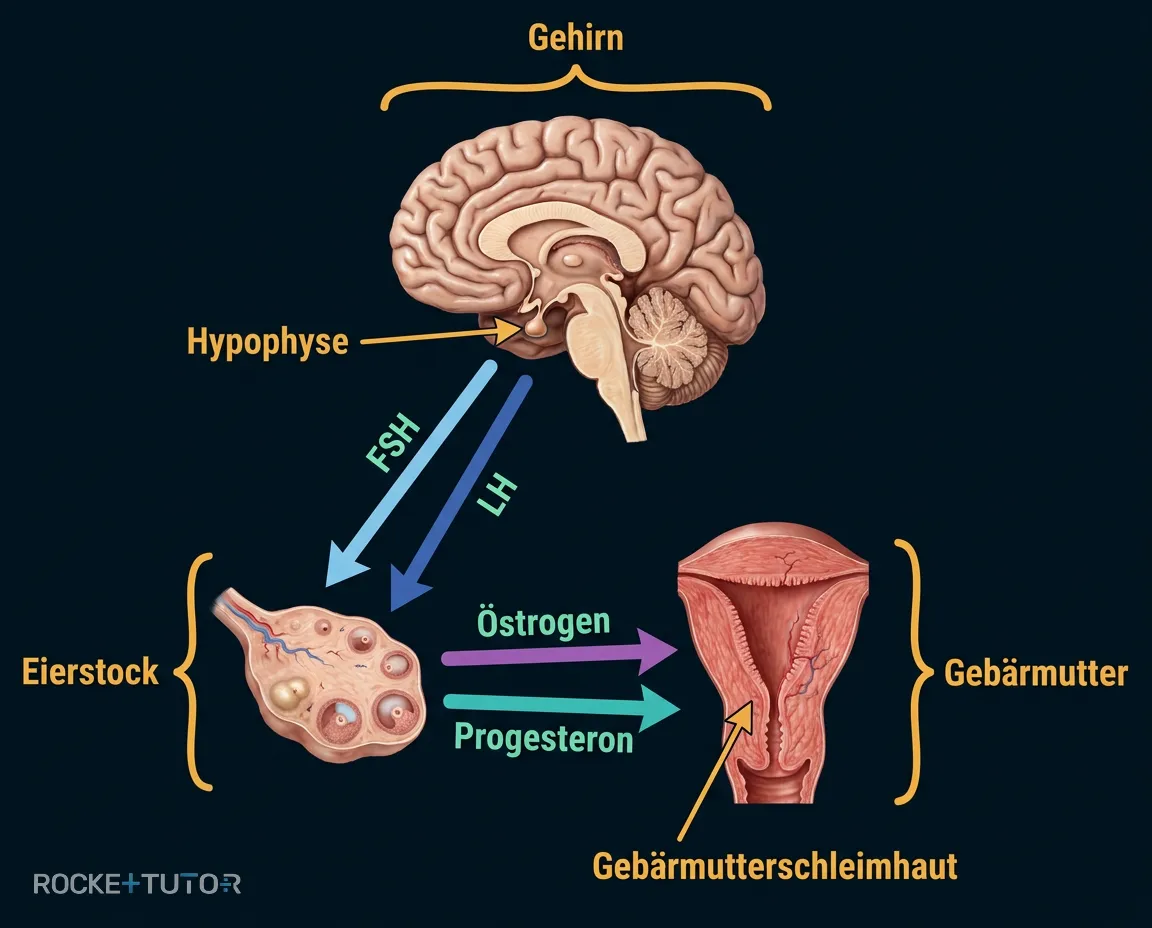 Hormonelle Steuerung des Zyklus
