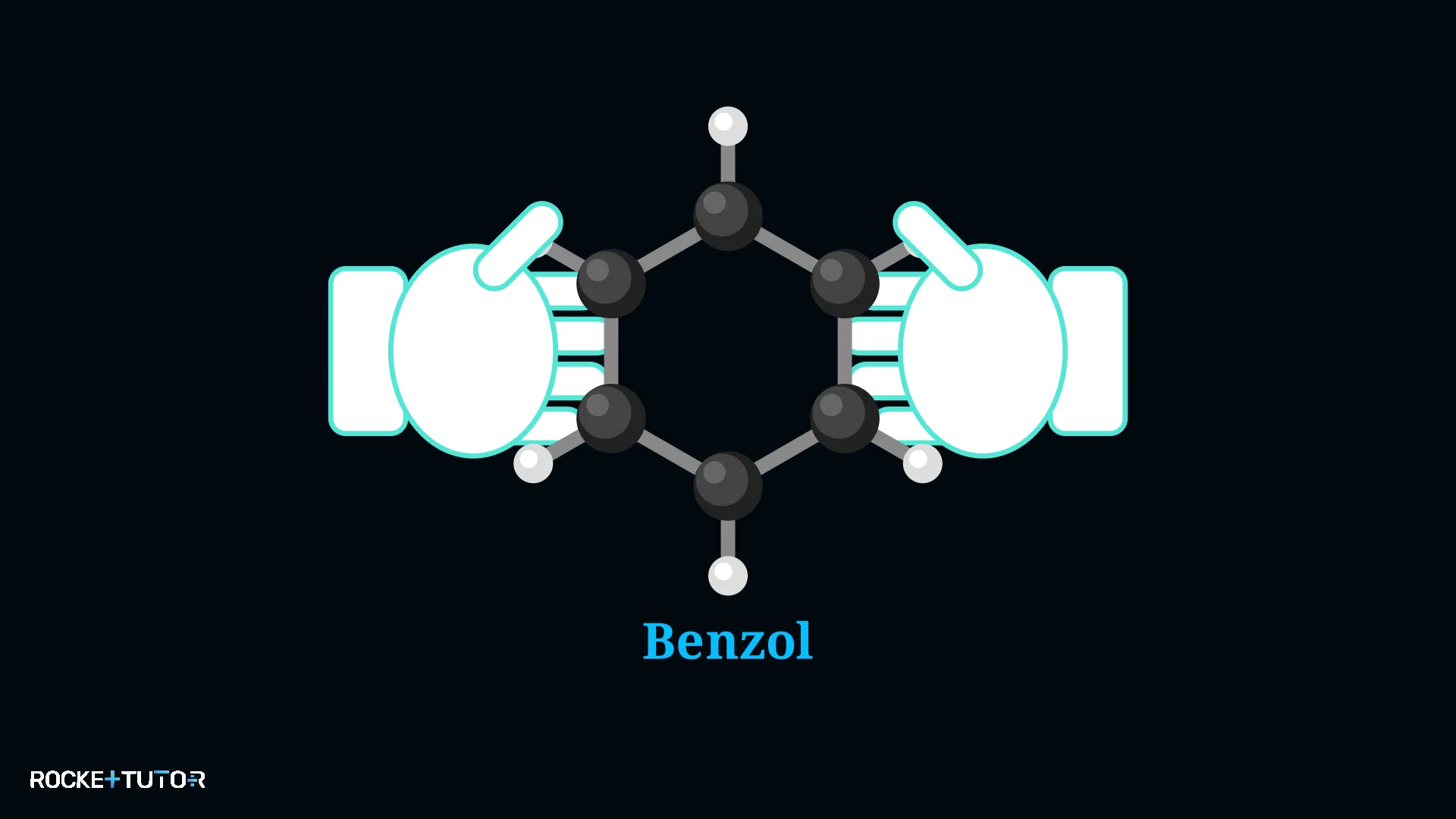 Strukturformel von Benzol