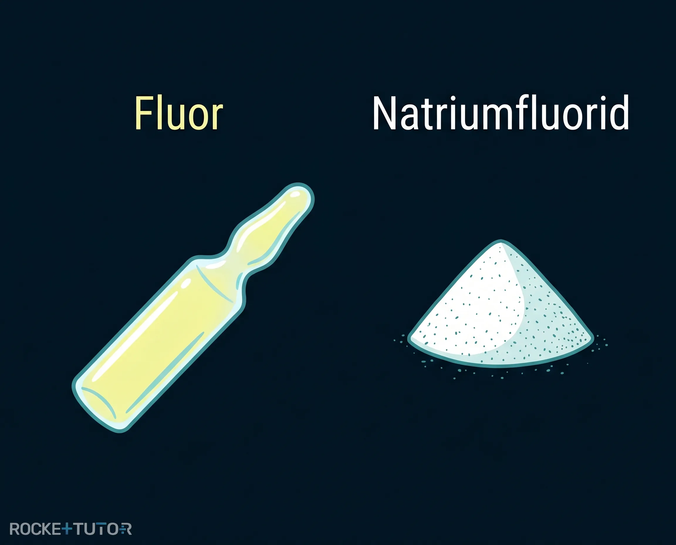 Behälter mit Fluor