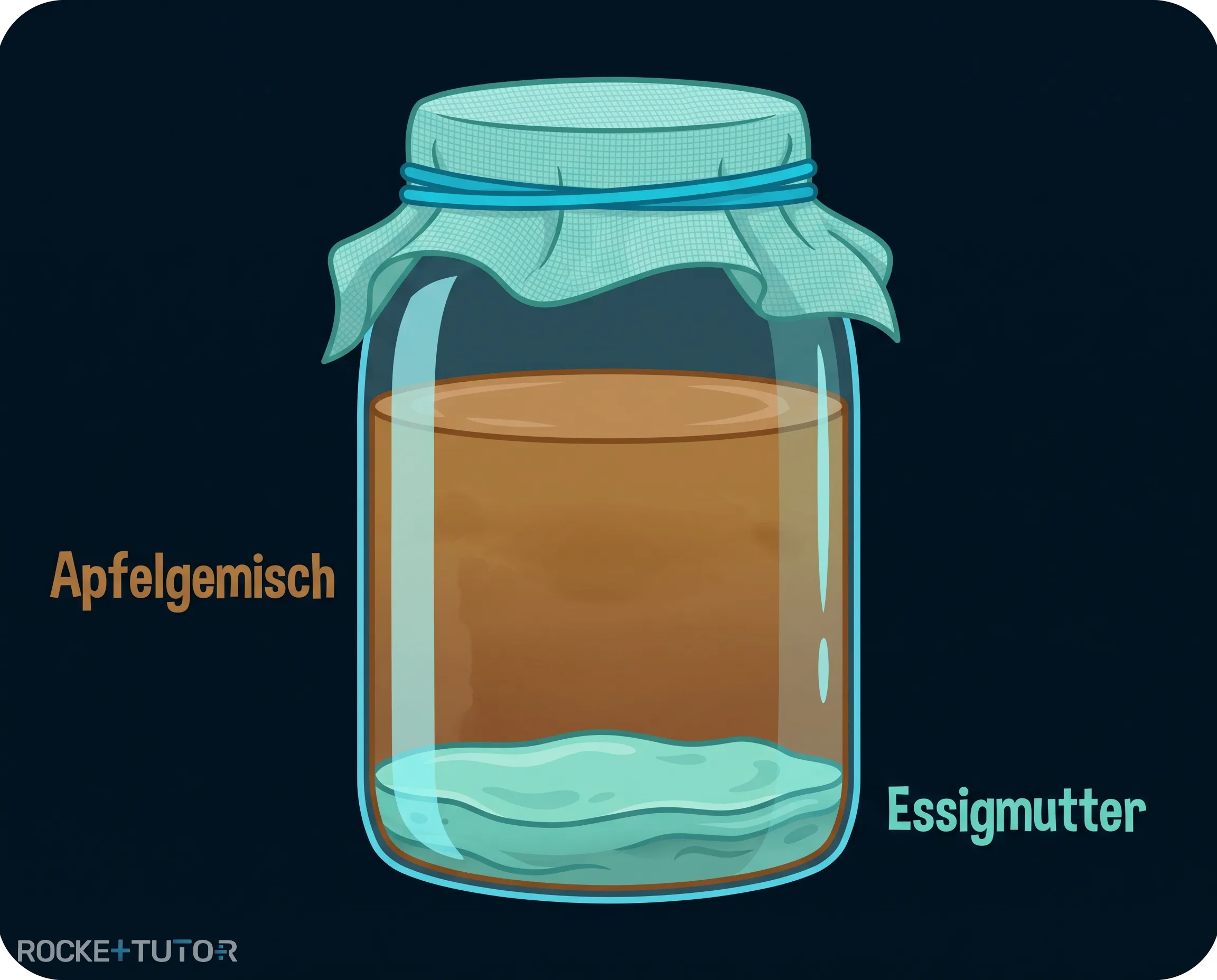 Biologische Essigherstellung im Einmachglas