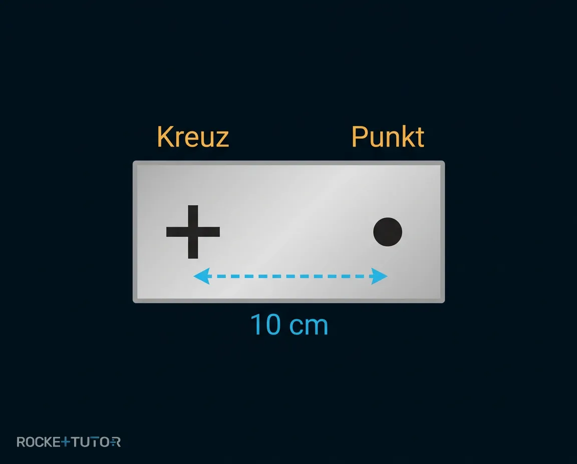 Experiment zum Blinden Fleck