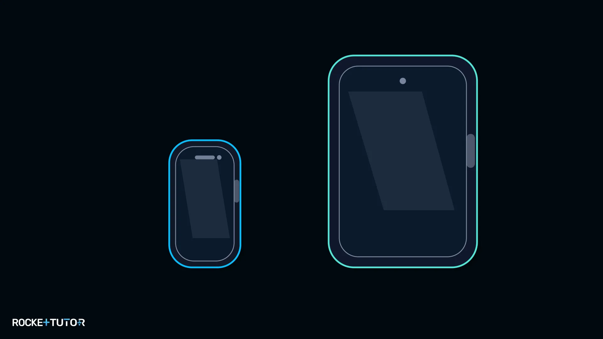 Smartphone und Tablet im Maßstabsvergleich