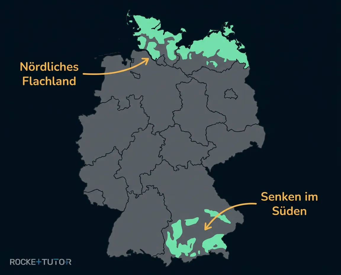 Torfschichten im Moor
