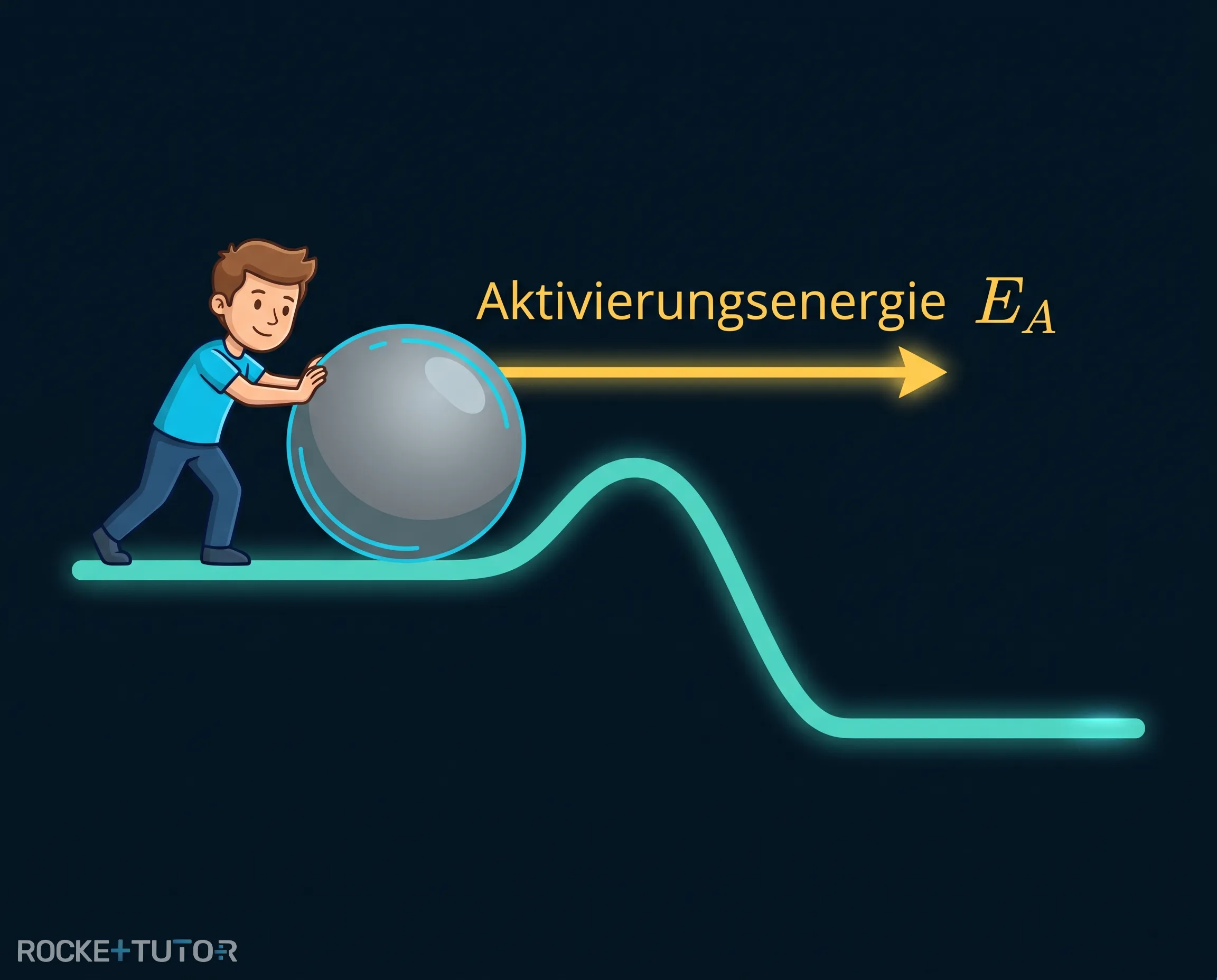 Diagramm zur Aktivierungsenergie