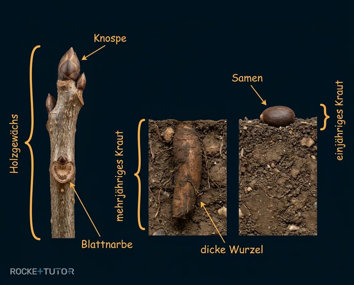 Löwenzahn mit dicker Wurzel