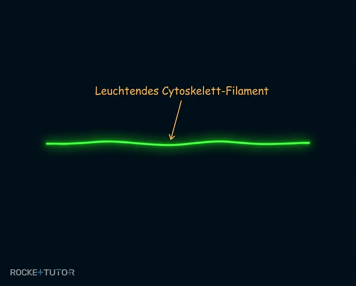 Leuchtende Neonröhre im Dunkeln