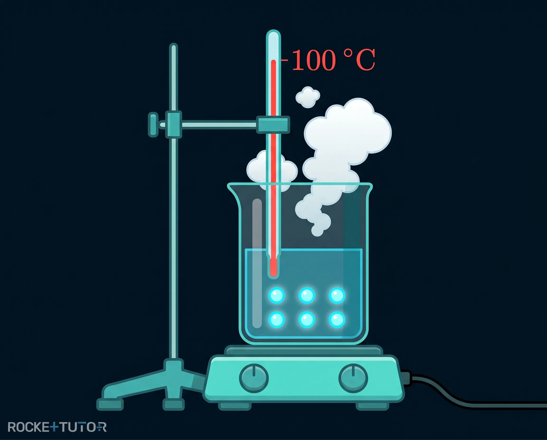 Experiment zur Siedetemperatur von Wasser