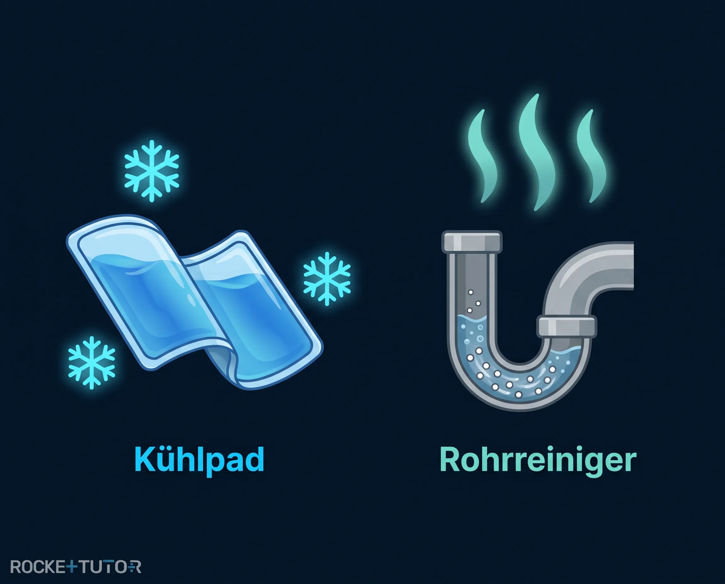 Kühlpad und Rohrreiniger